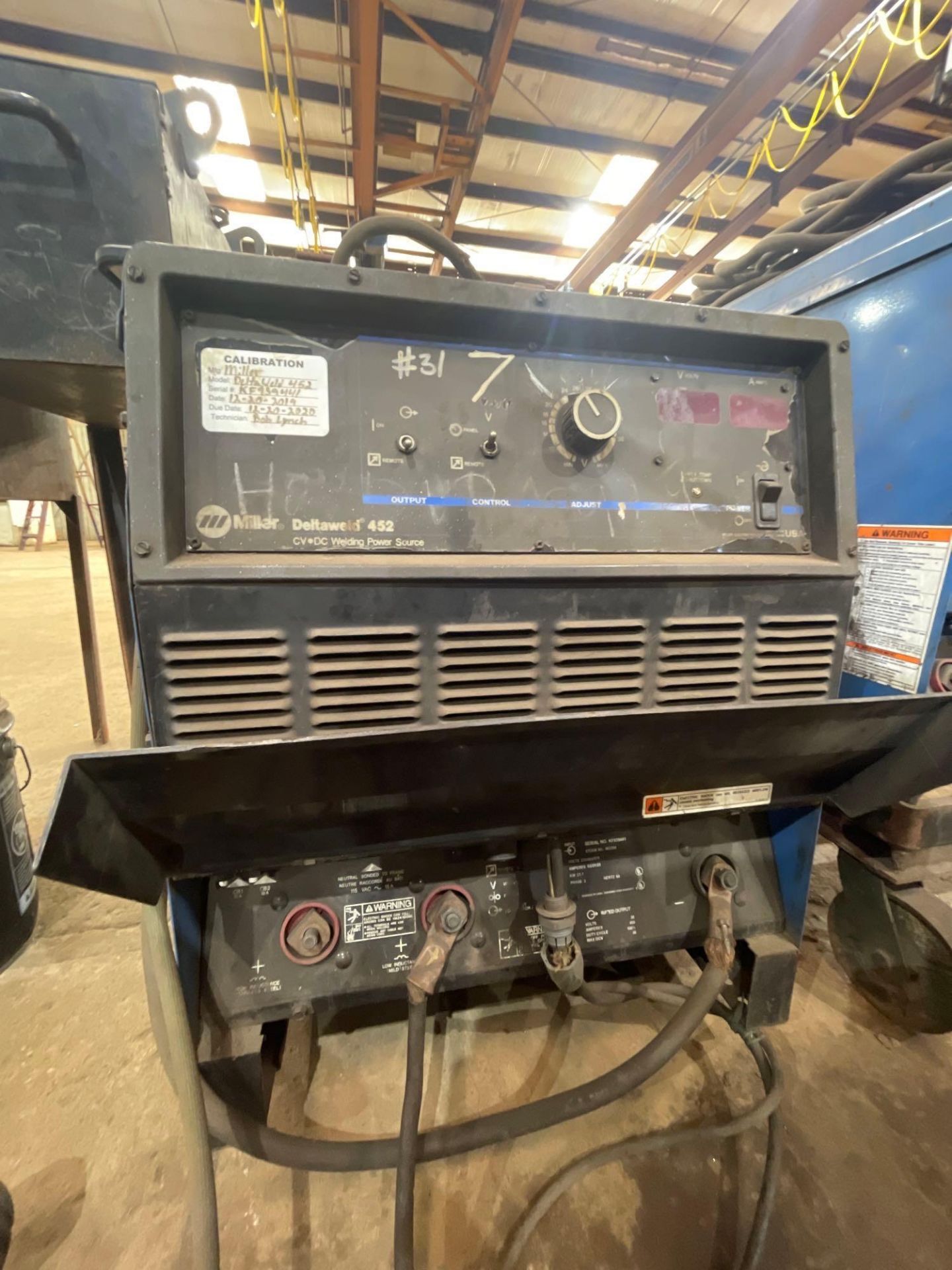 Miller Deltaweld 452 CV/DC Welding Power Source, with Miller 24A Wire Feeder