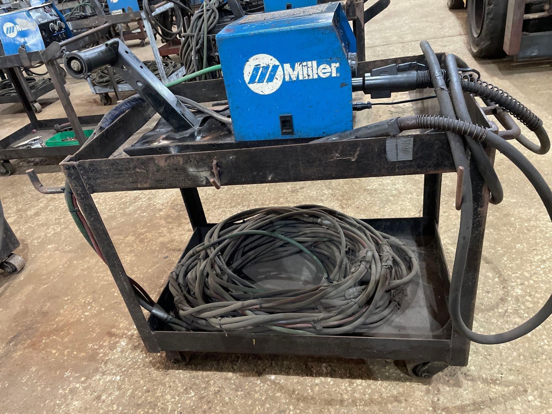 Miller 24A 24V Wire Feeder on Cart - Image 4 of 6