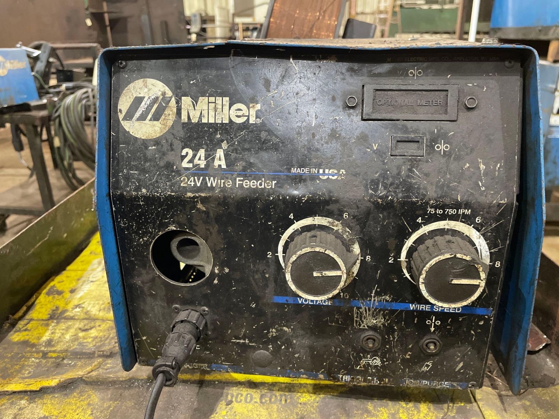 Miller 24A 24V Wire Feeder on Cart - Image 2 of 6