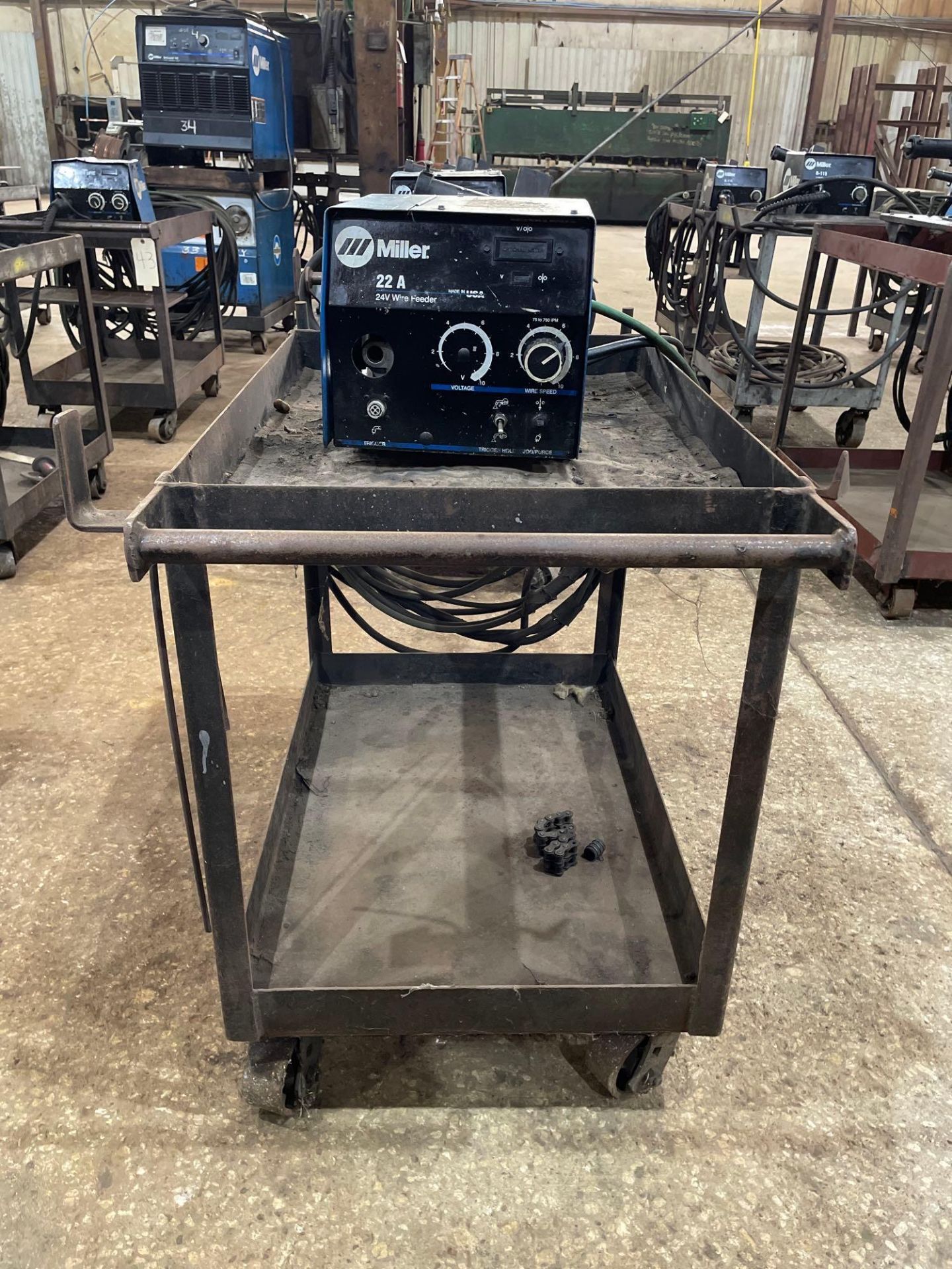 Miller 22A 24V Wire Feeder on Cart