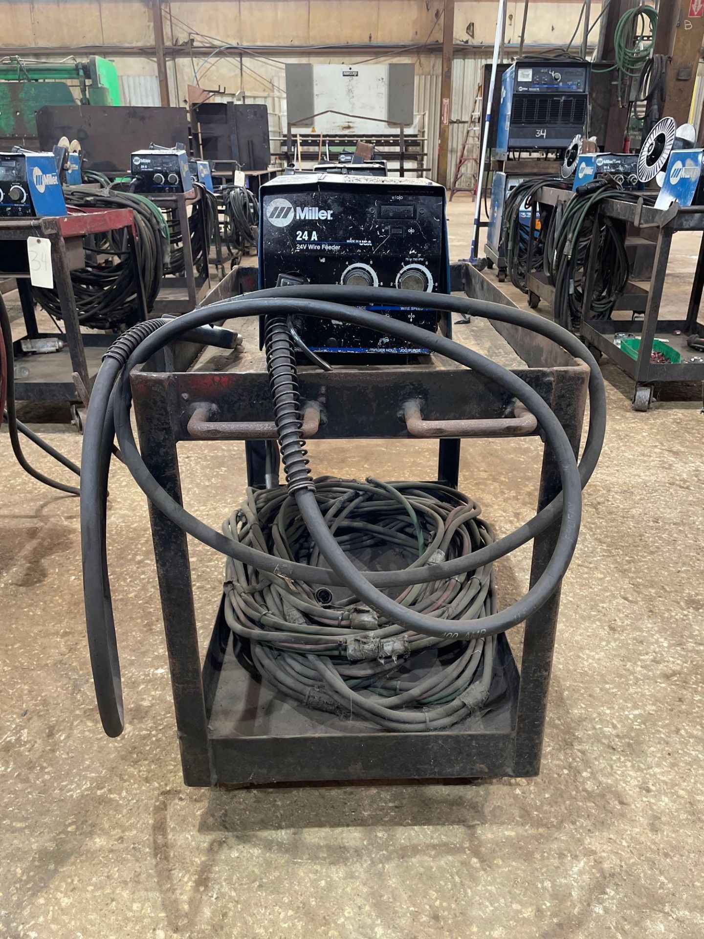 Miller 24A 24V Wire Feeder on Cart