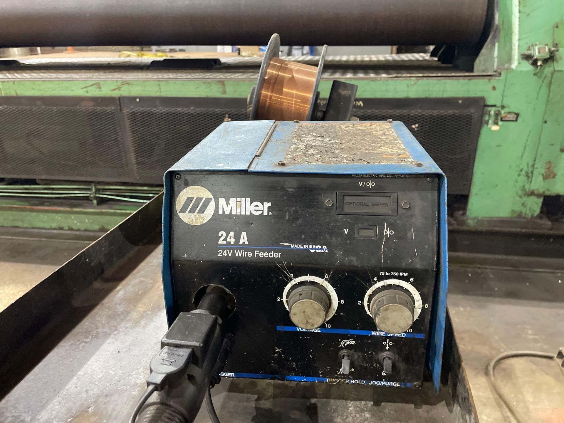 Miller XMT 450 CC/CV Power Source, with Miller 24A 24V Wire Feeder - Image 3 of 8