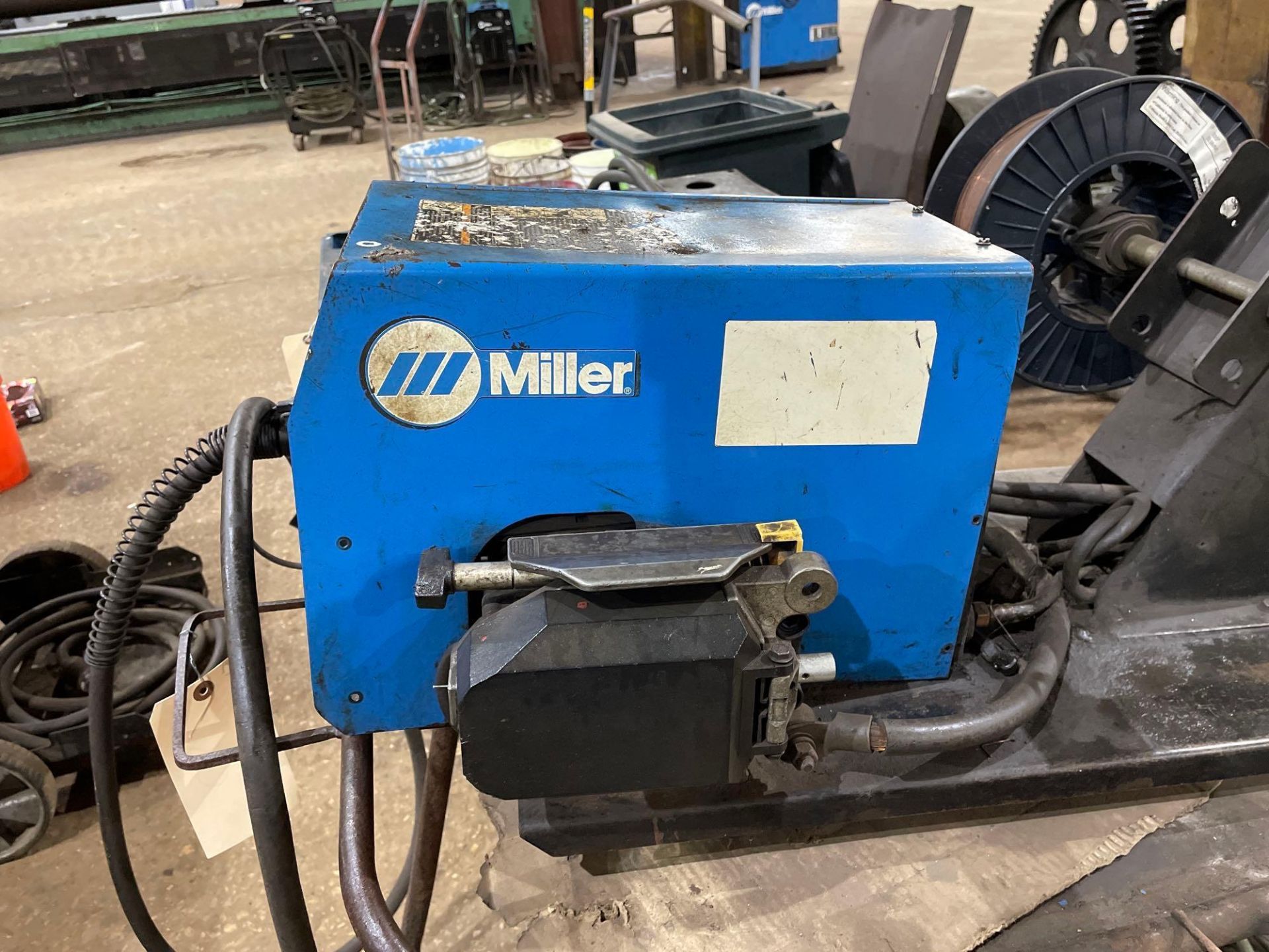 Miller 60 Series 24V Wire Feeder on Metal Cart - Image 8 of 8