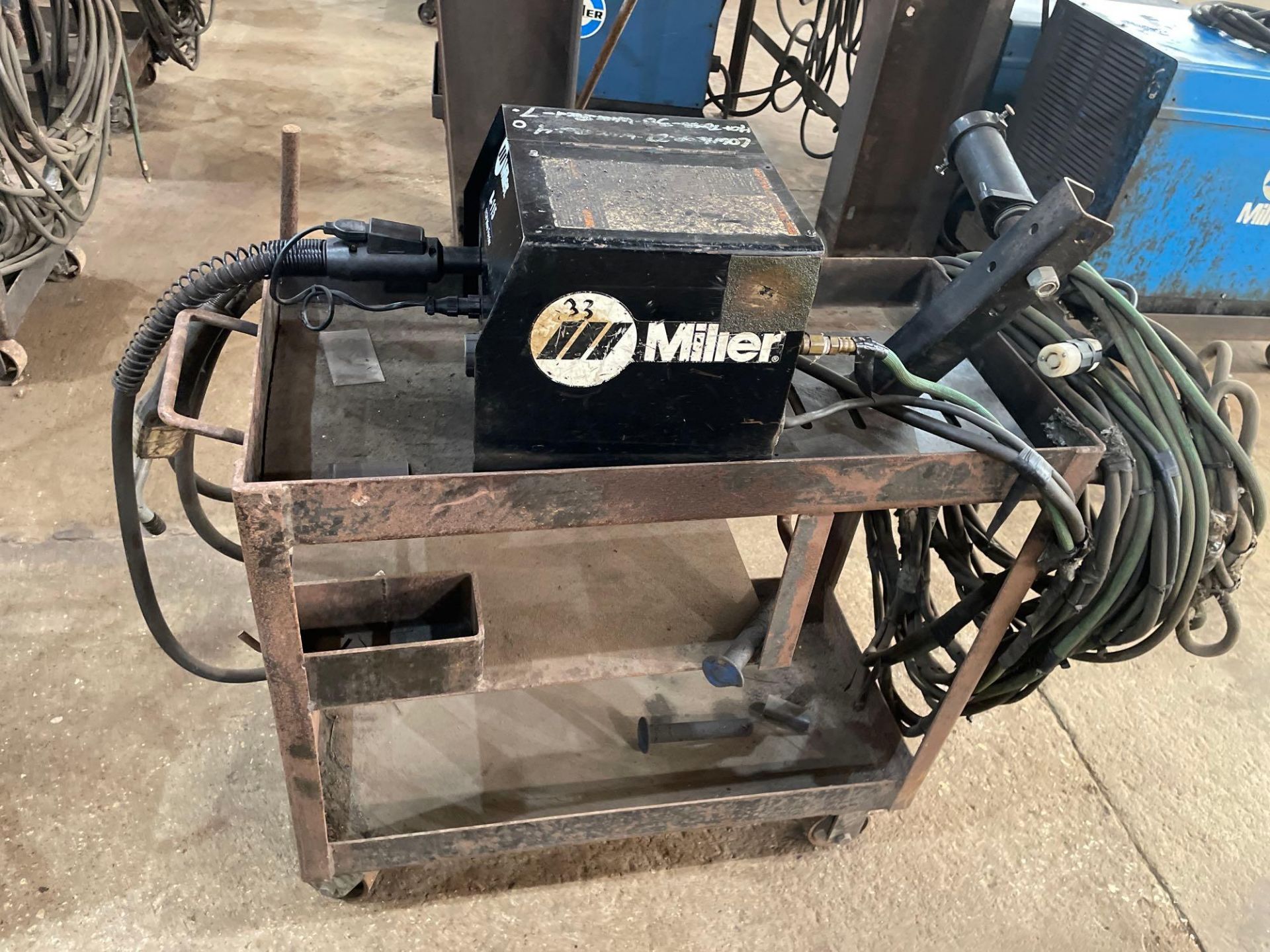 Miller R-115, 115V Wire Feeder on Cart - Image 3 of 5