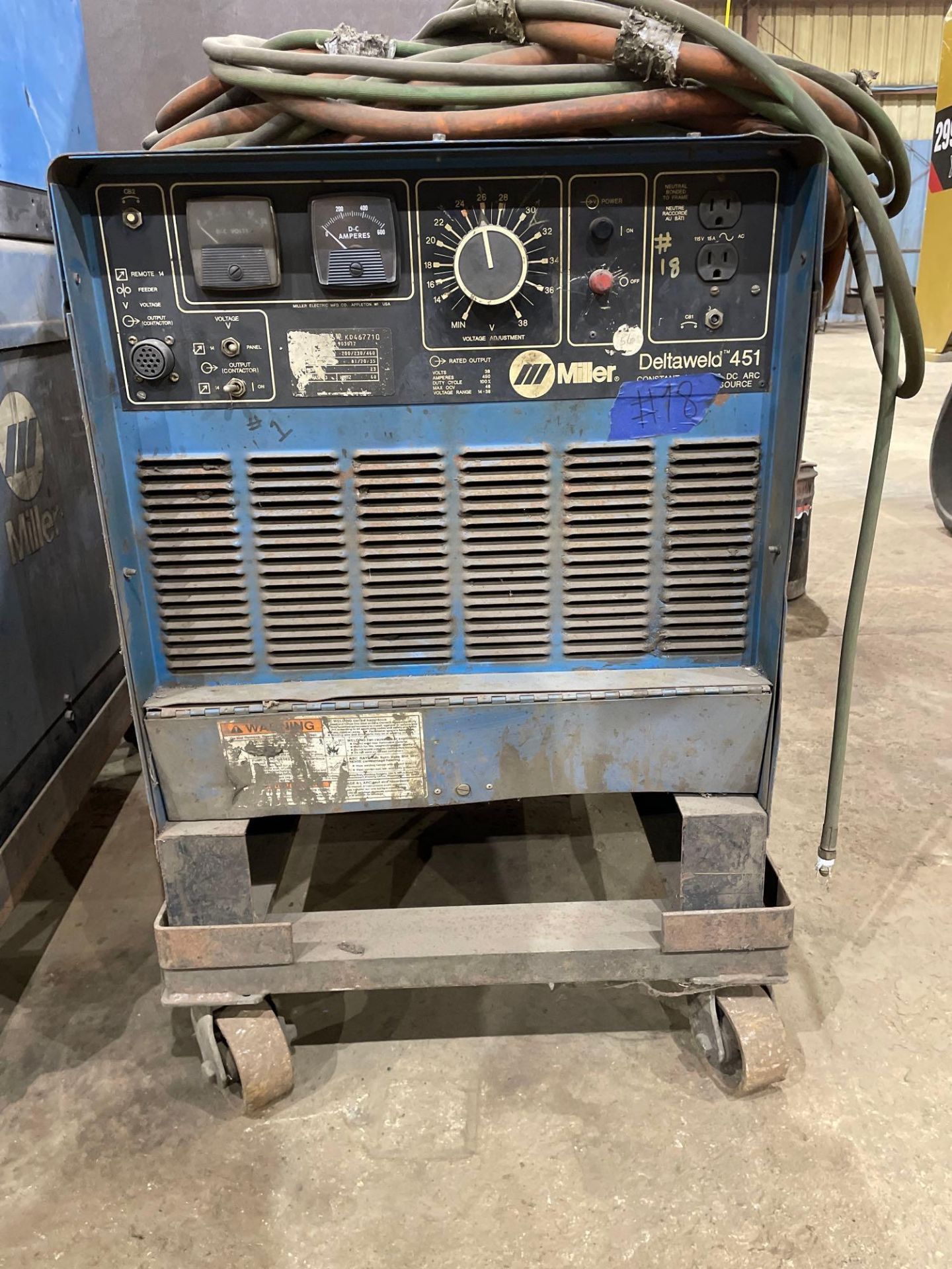 Miller Deltaweld 451 CV/DC Arc Welding Power Source