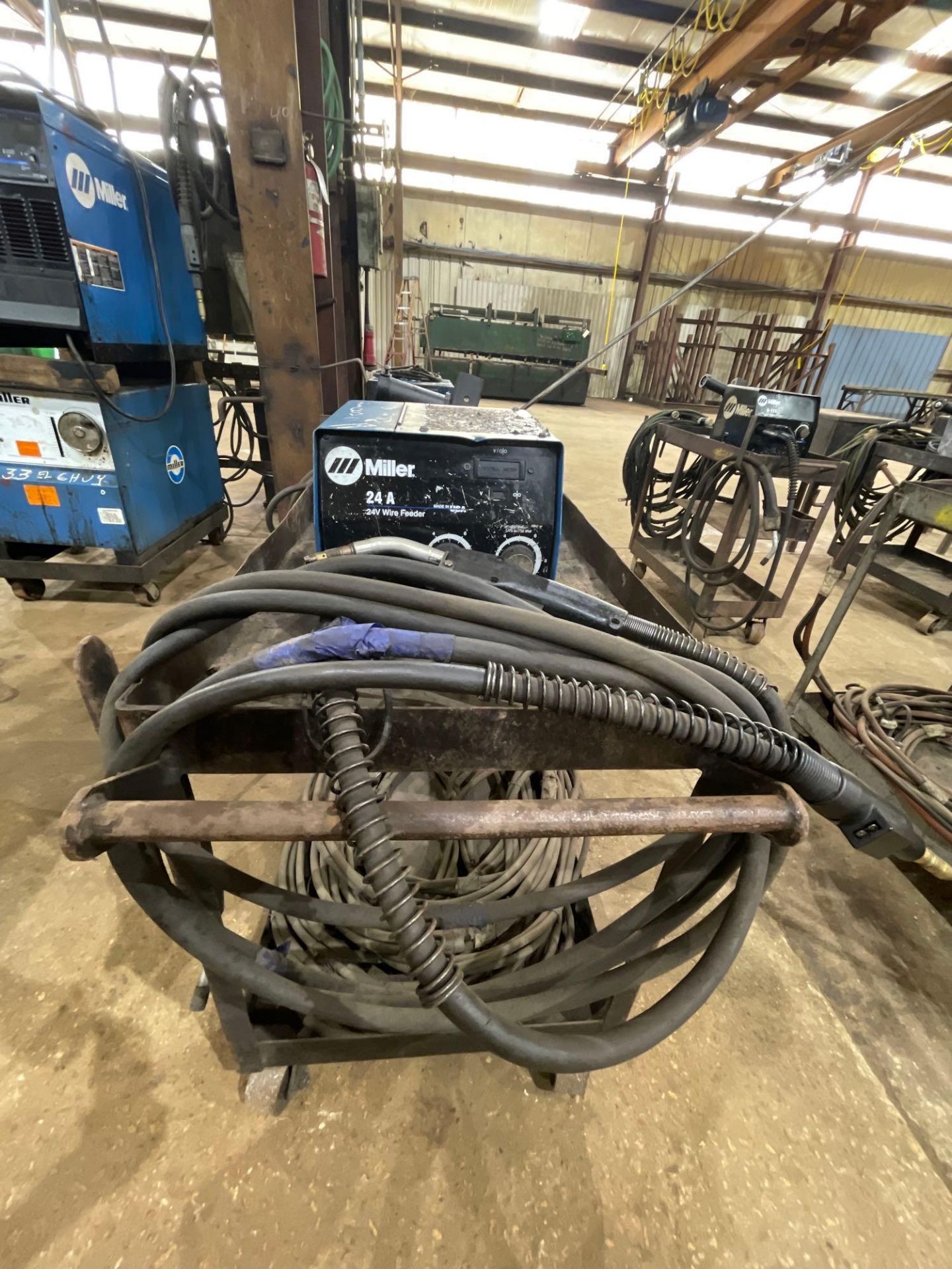 Miller 24A 24V Wire Feeder on Cart