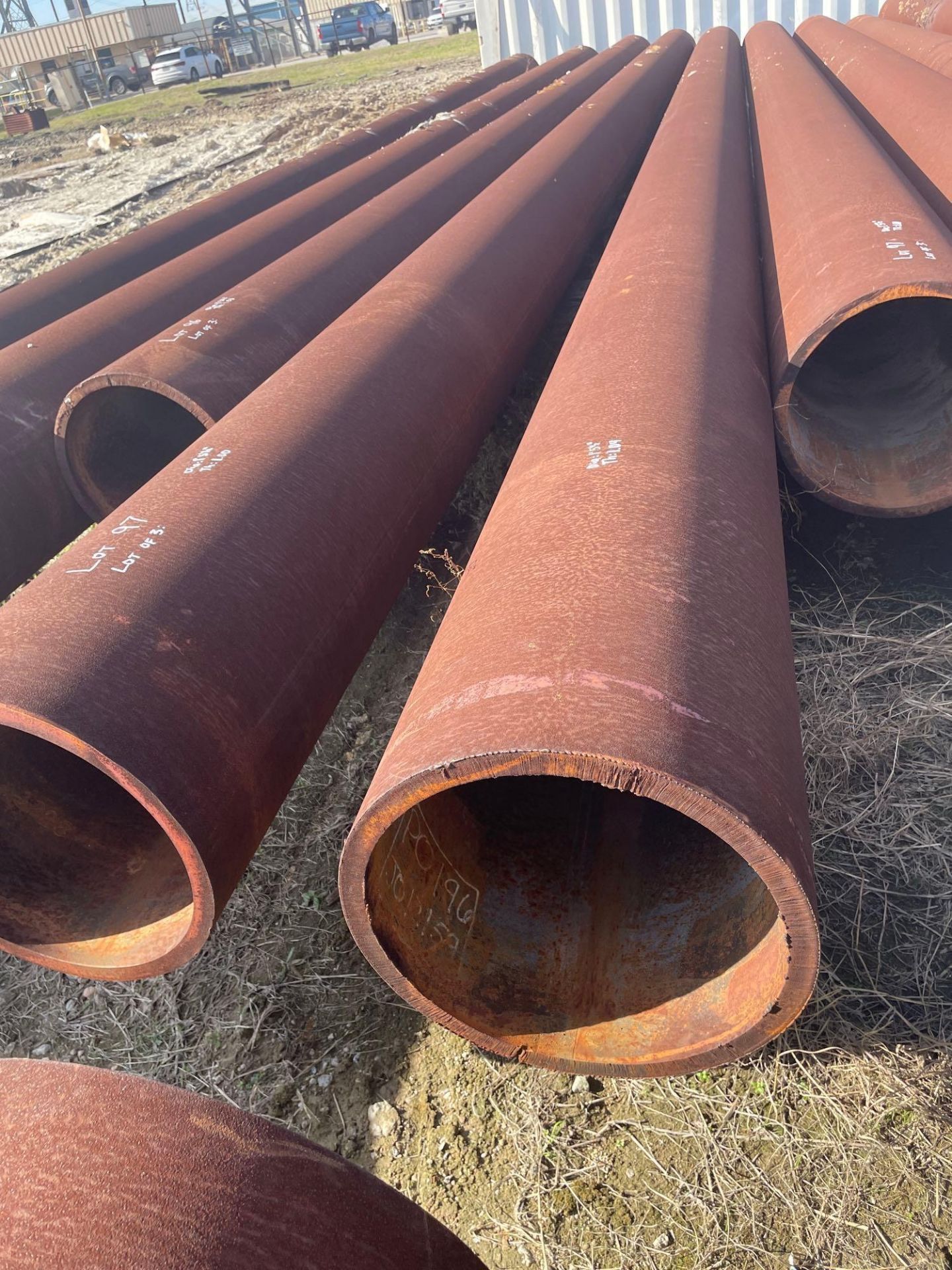 Lot of 3 Large Tubular Pipes