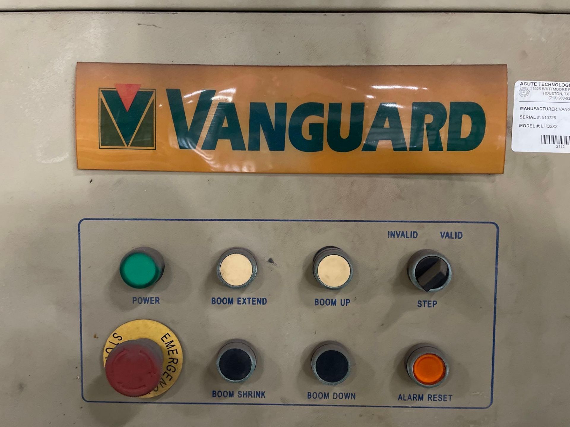 Vanguard Model LHQ2X2 Welding Manipulator - Image 8 of 15
