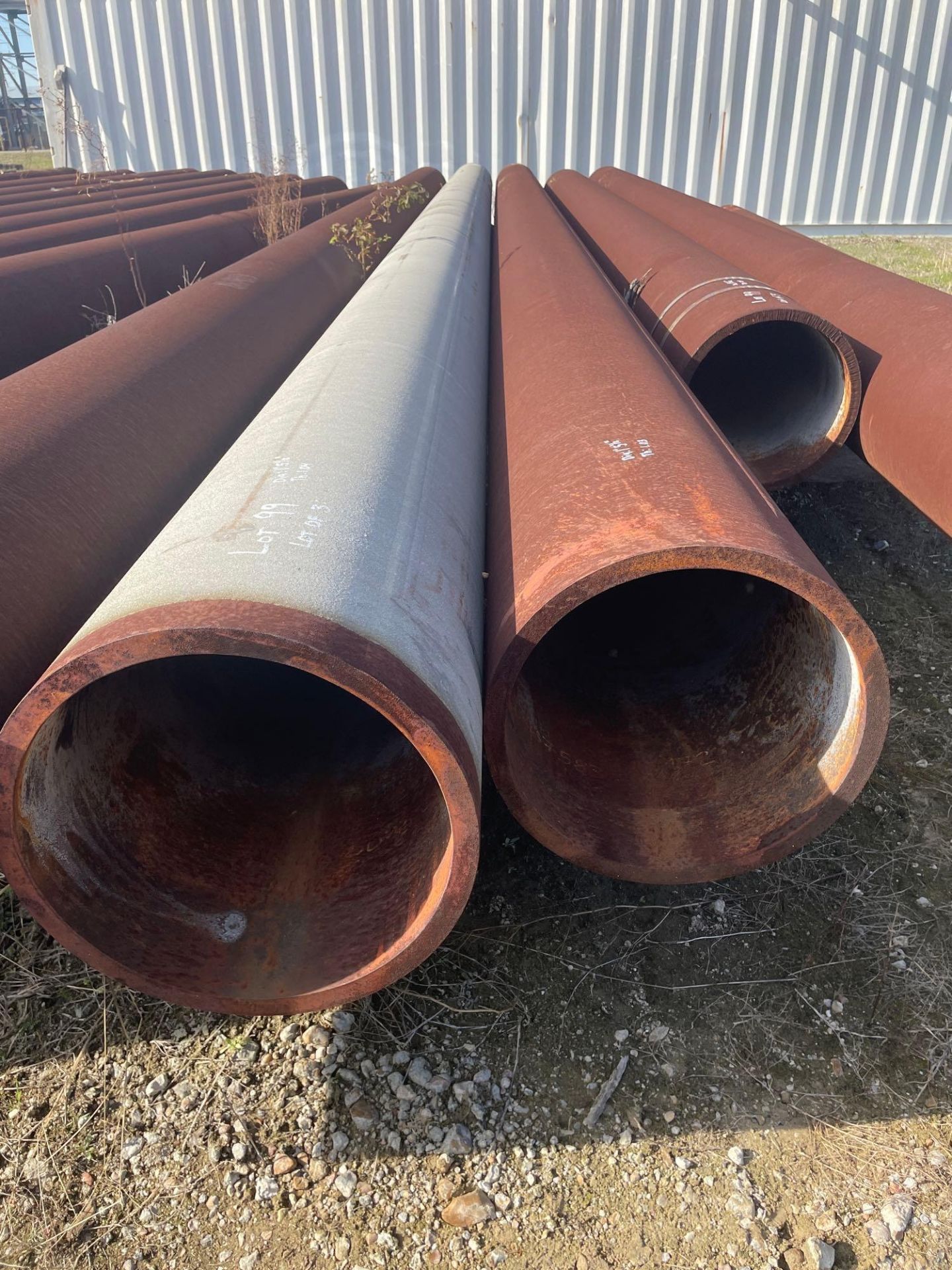 Lot of 3 Large Tubular Pipes