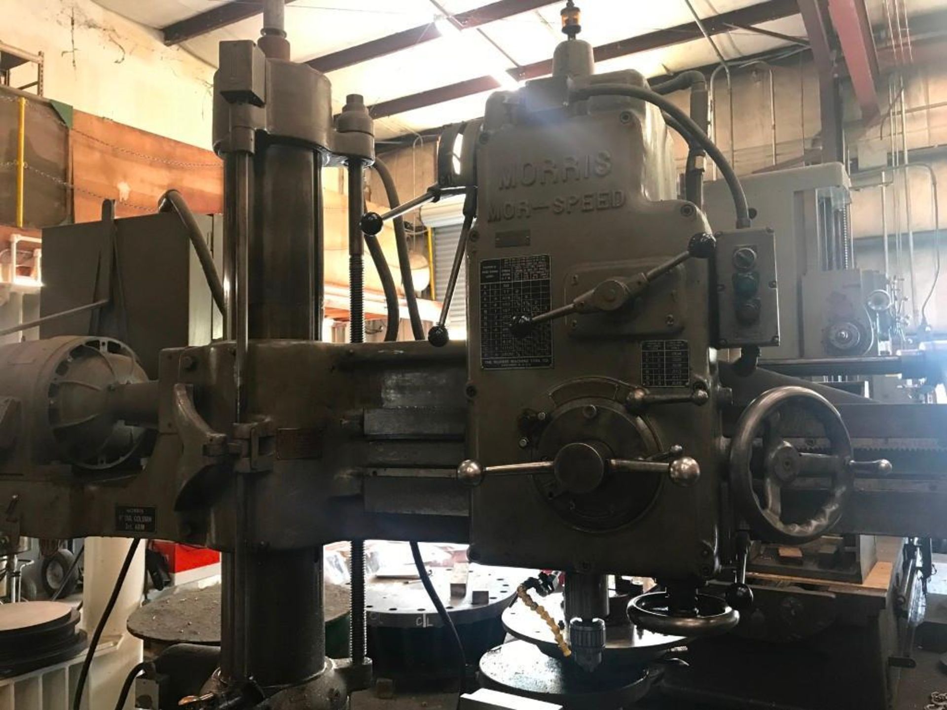 3' 9" Morris "Mor-Speed" Radial Arm Drill - Image 2 of 8