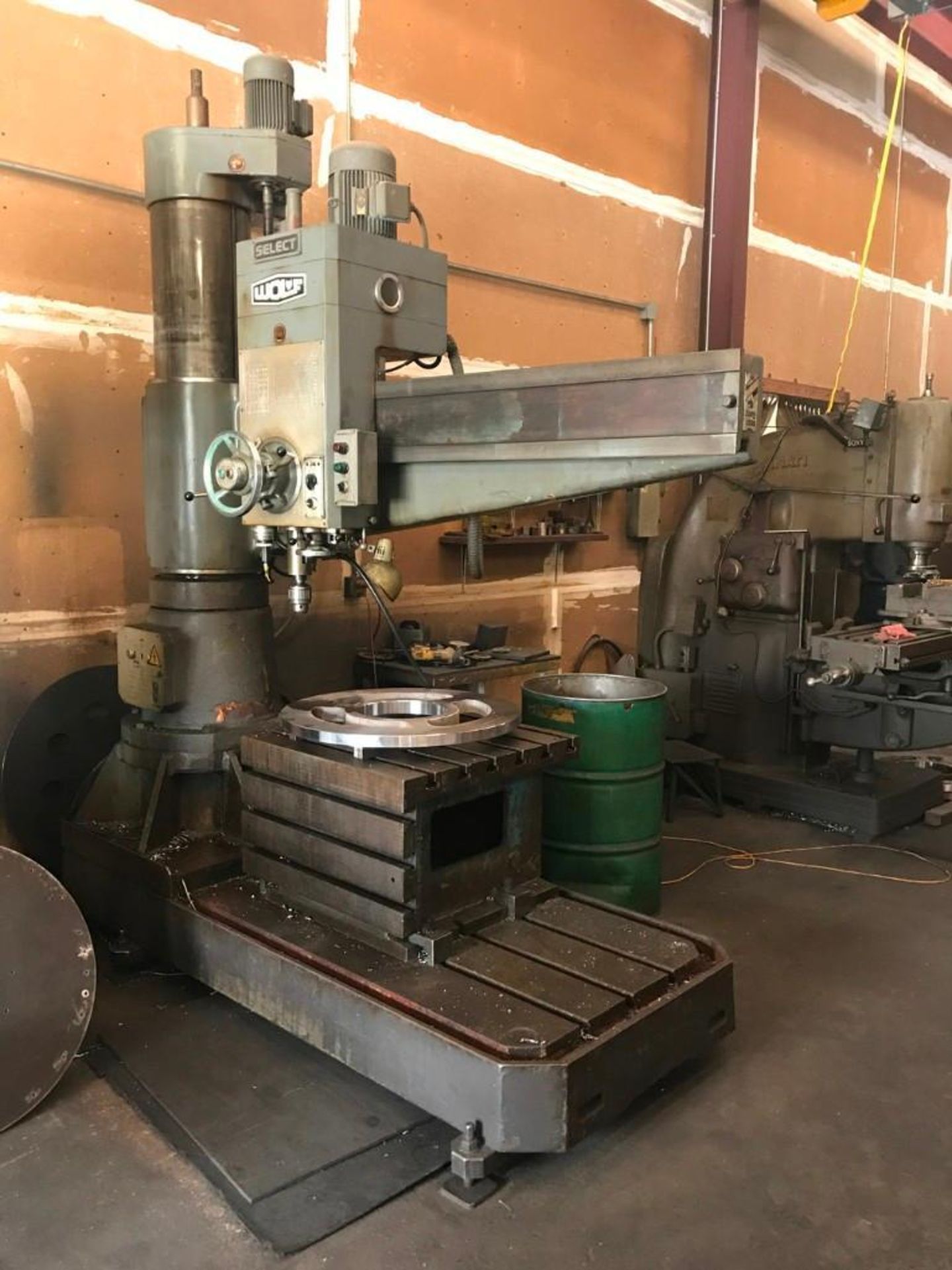 5' 14" Wolf Radial Arm Drill