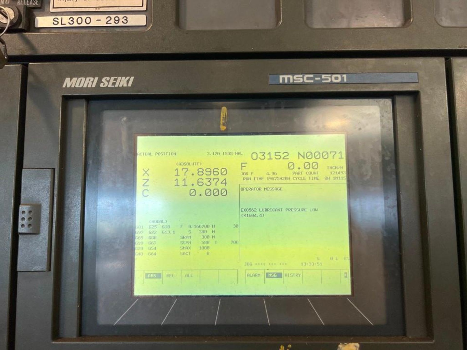 Mori Seiki SL-300BMC CNC Lathe with 3.5" Spindle Bore - Image 3 of 13