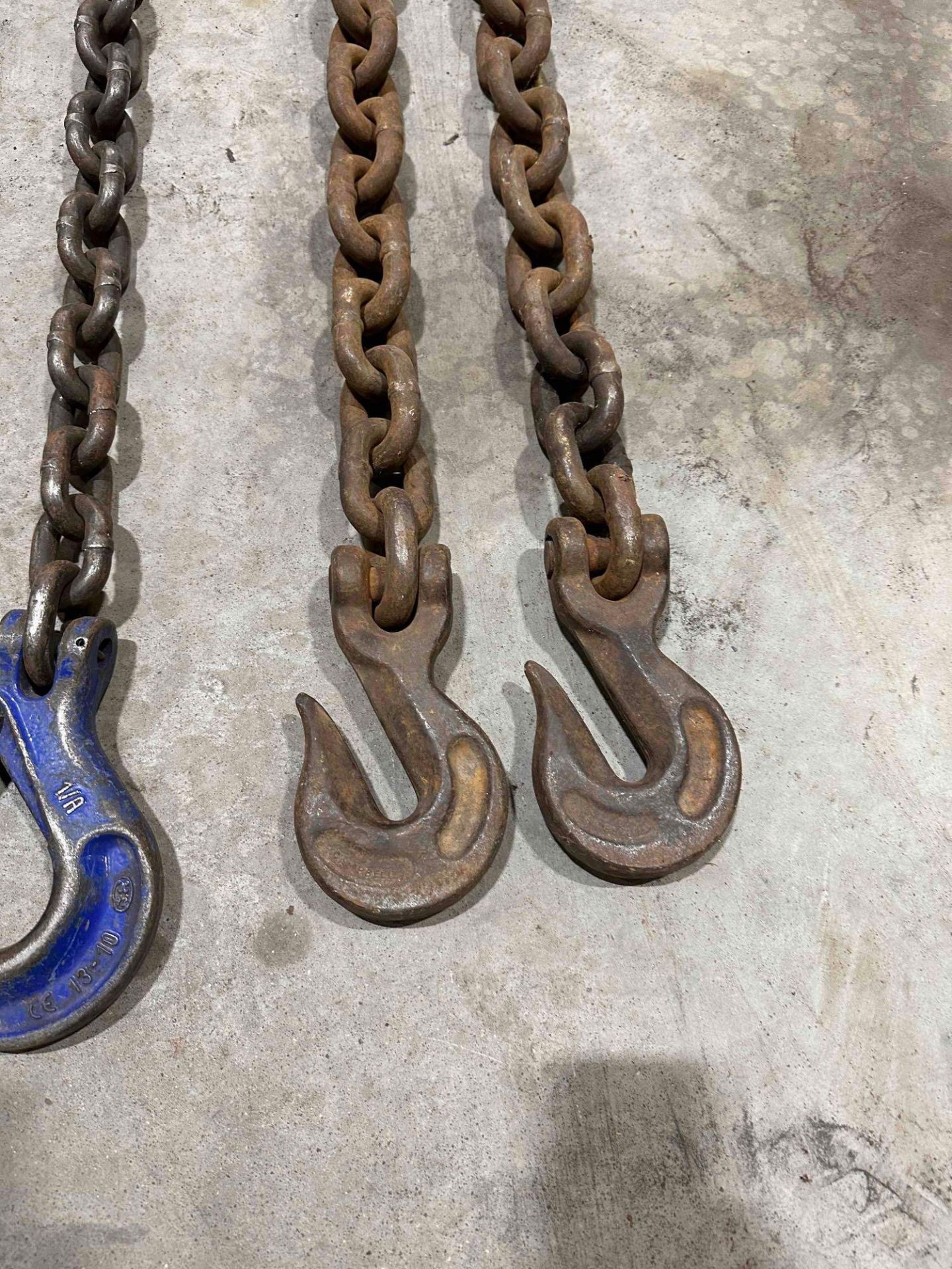 Lot of 2 Chains with Hooks, Assorted Lengths - Image 6 of 6