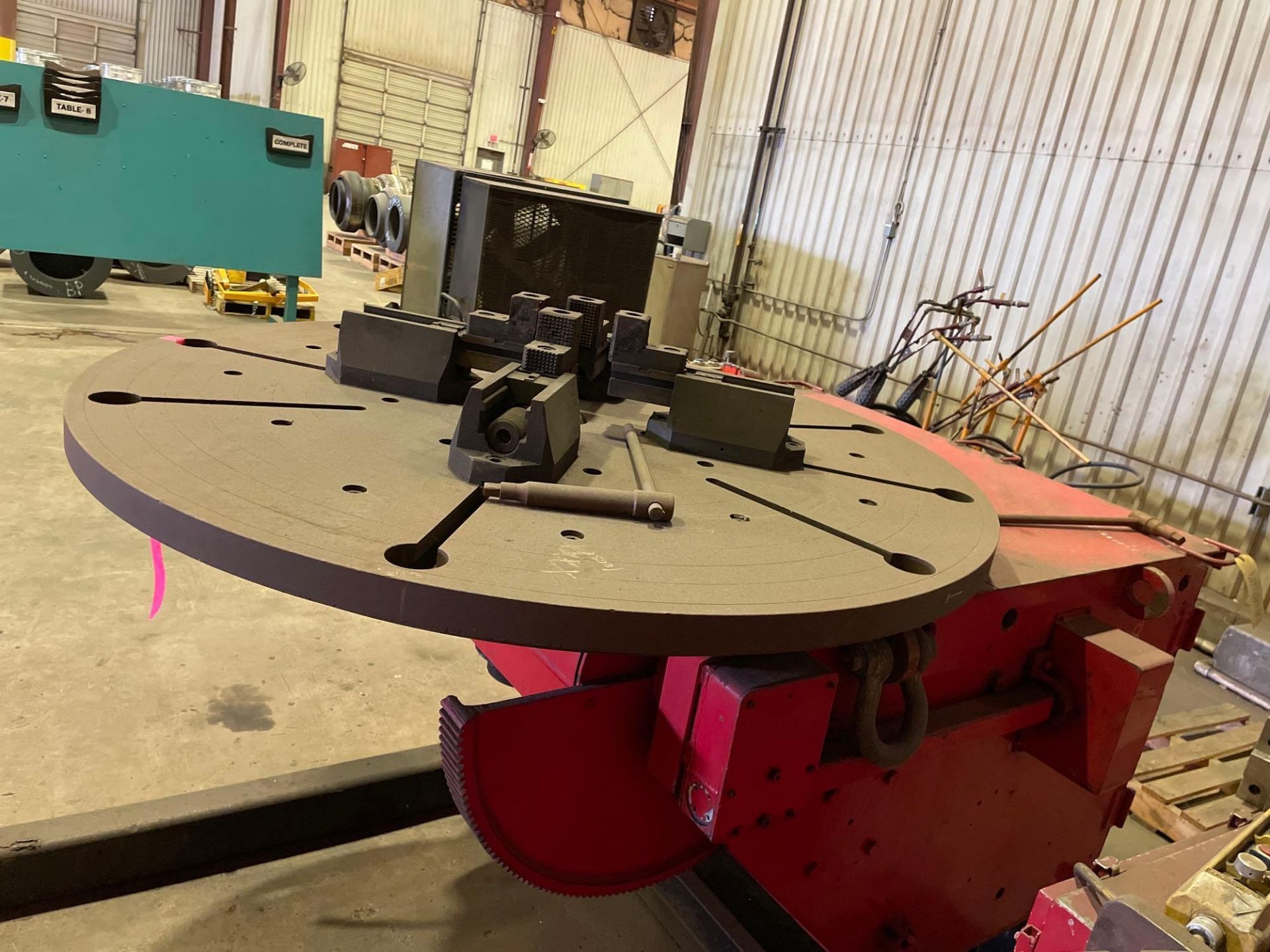 60” Aronson Tilting Welding Positioner, Foot Pedal Activated, Heavy Duty Base - Image 6 of 10