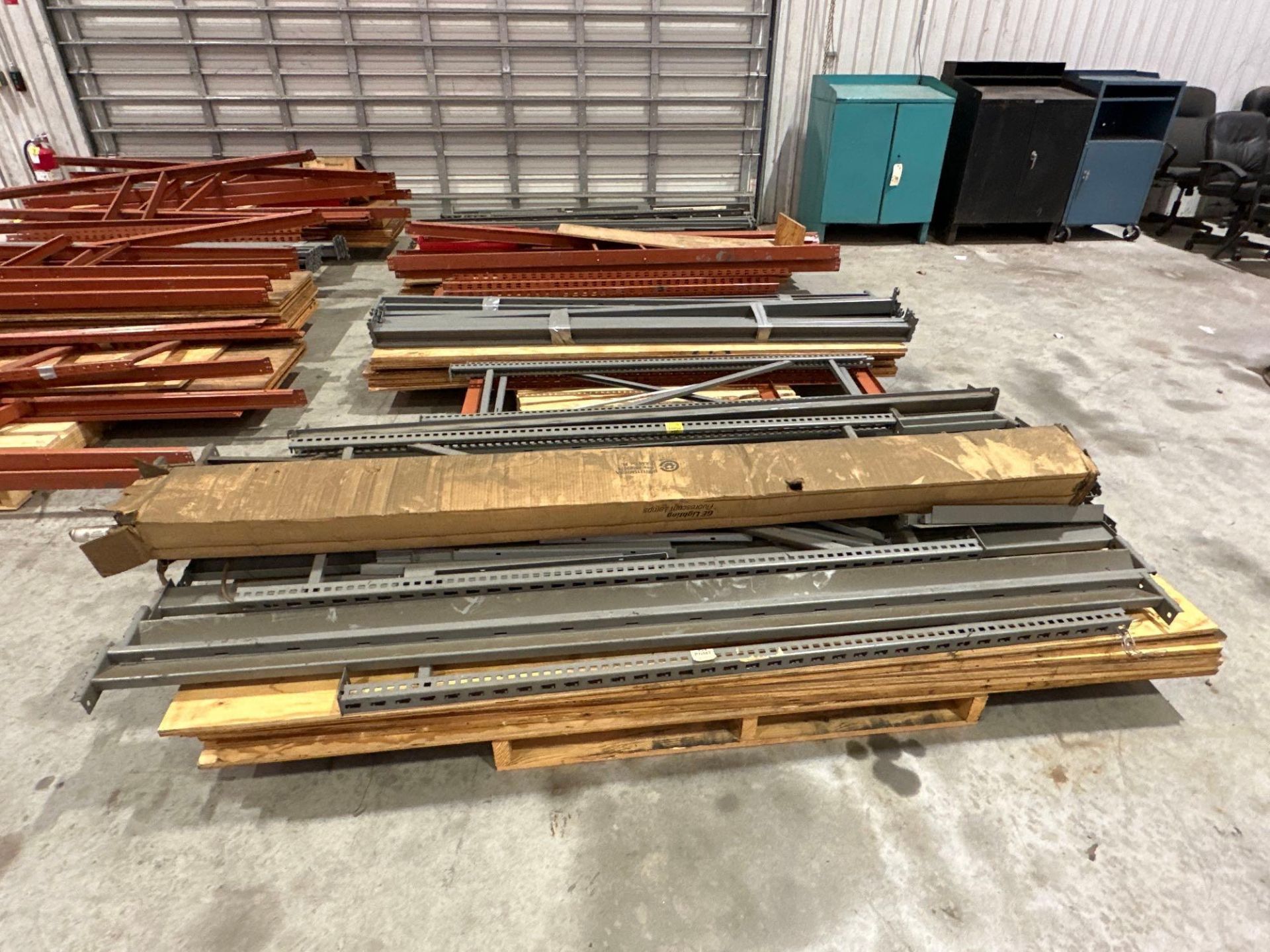 Lot: Pallet Rack, Assorted Size, with Wood Insets - Image 7 of 11