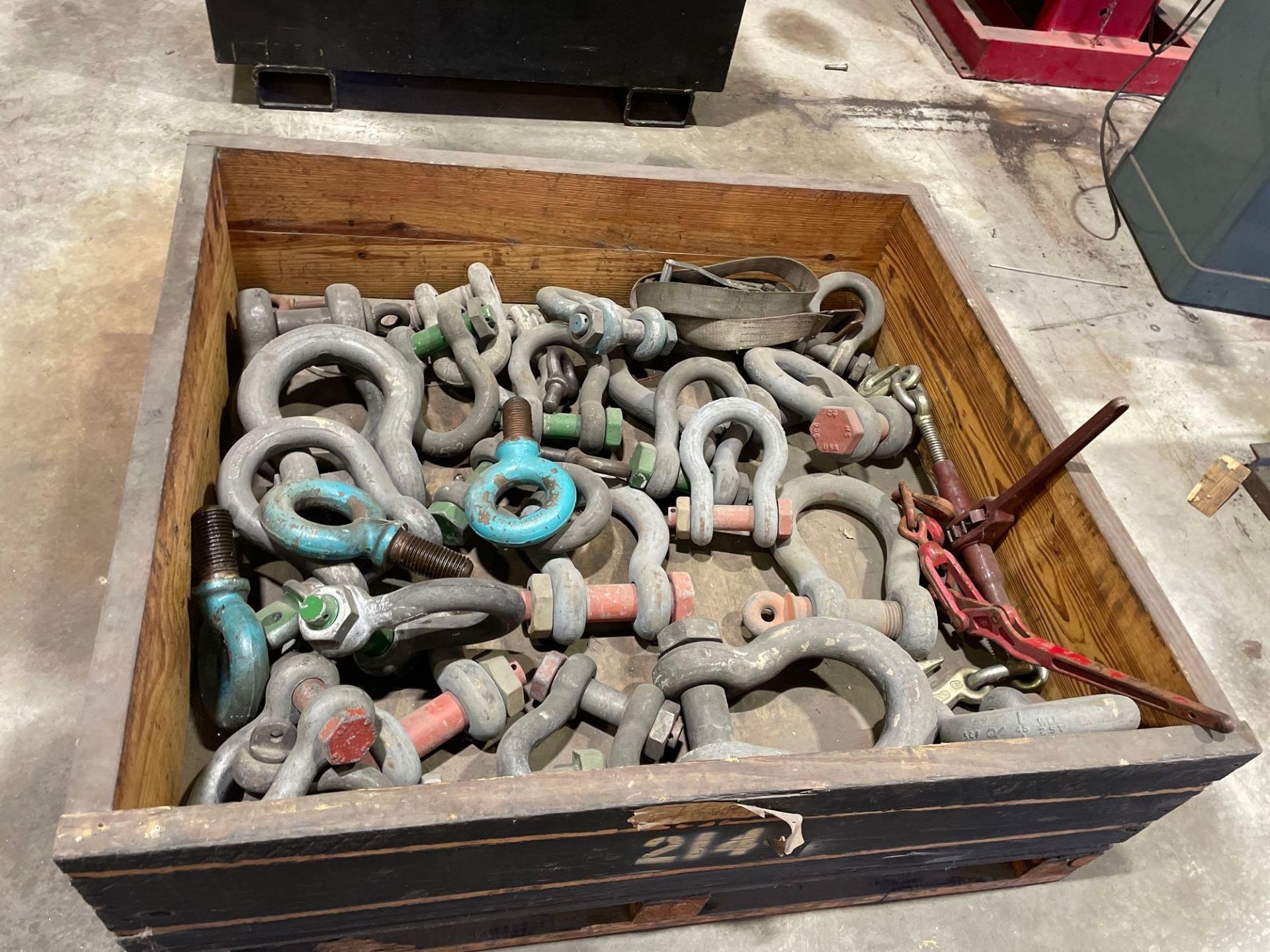 Crate of Heavy Duty Shackles