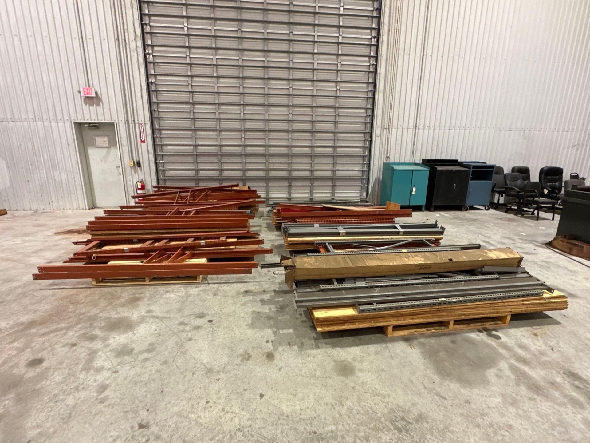 Lot: Pallet Rack, Assorted Size, with Wood Insets - Image 6 of 11