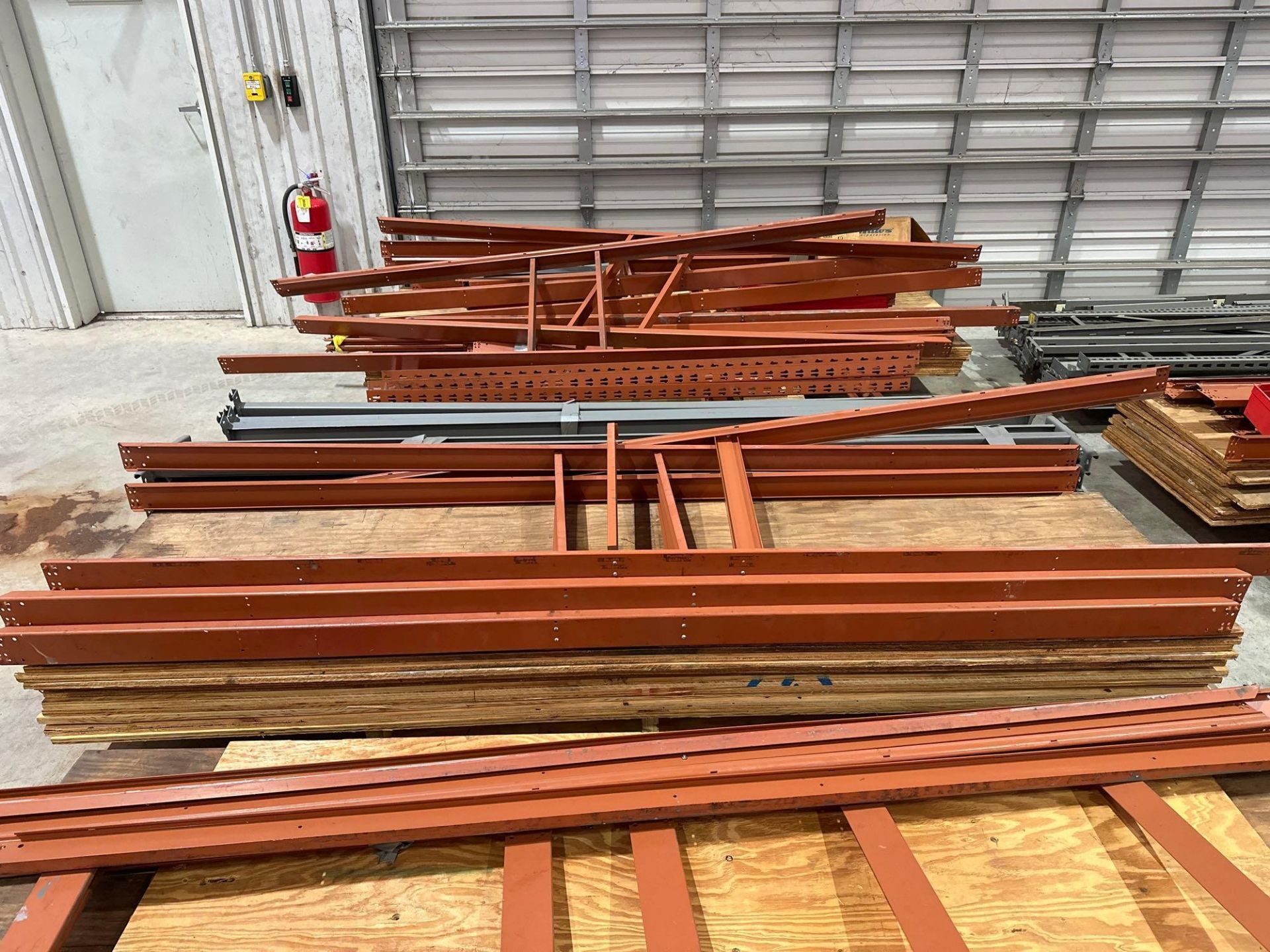 Lot: Pallet Rack, Assorted Size, with Wood Insets - Image 10 of 11