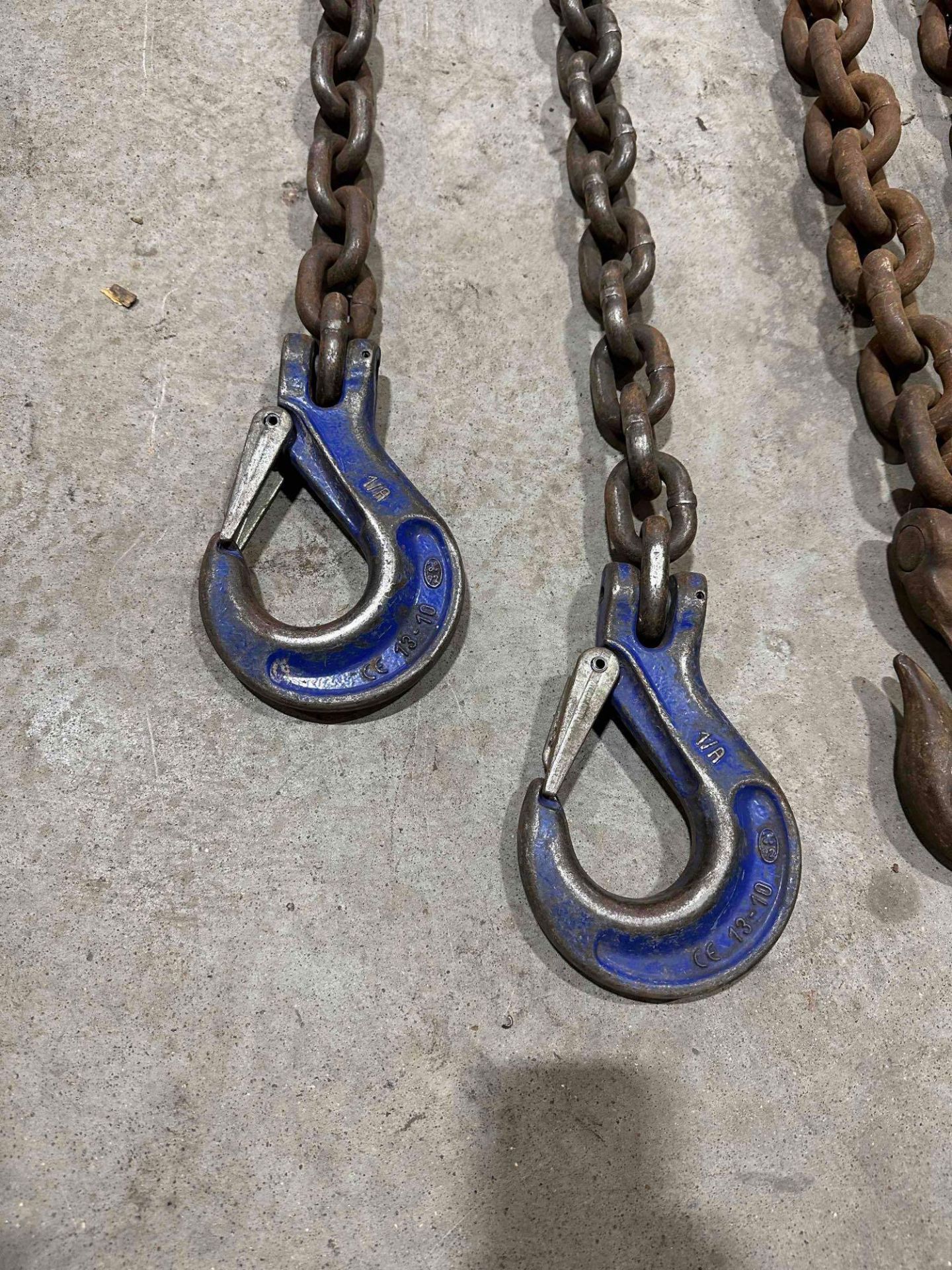 Lot of 2 Chains with Hooks, Assorted Lengths - Image 5 of 6