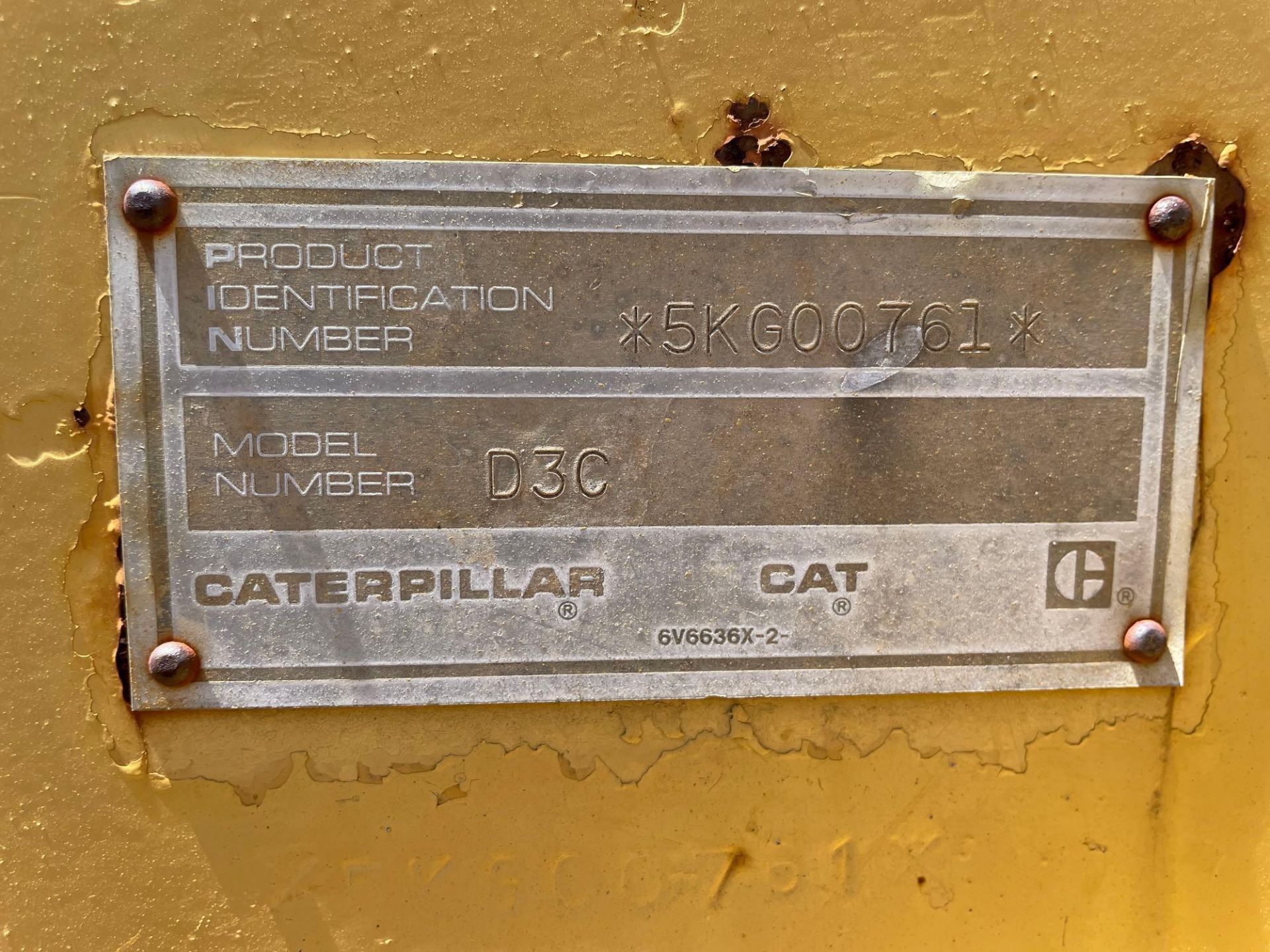 Caterpillar Model D3C Tracked Dozer - Image 15 of 15