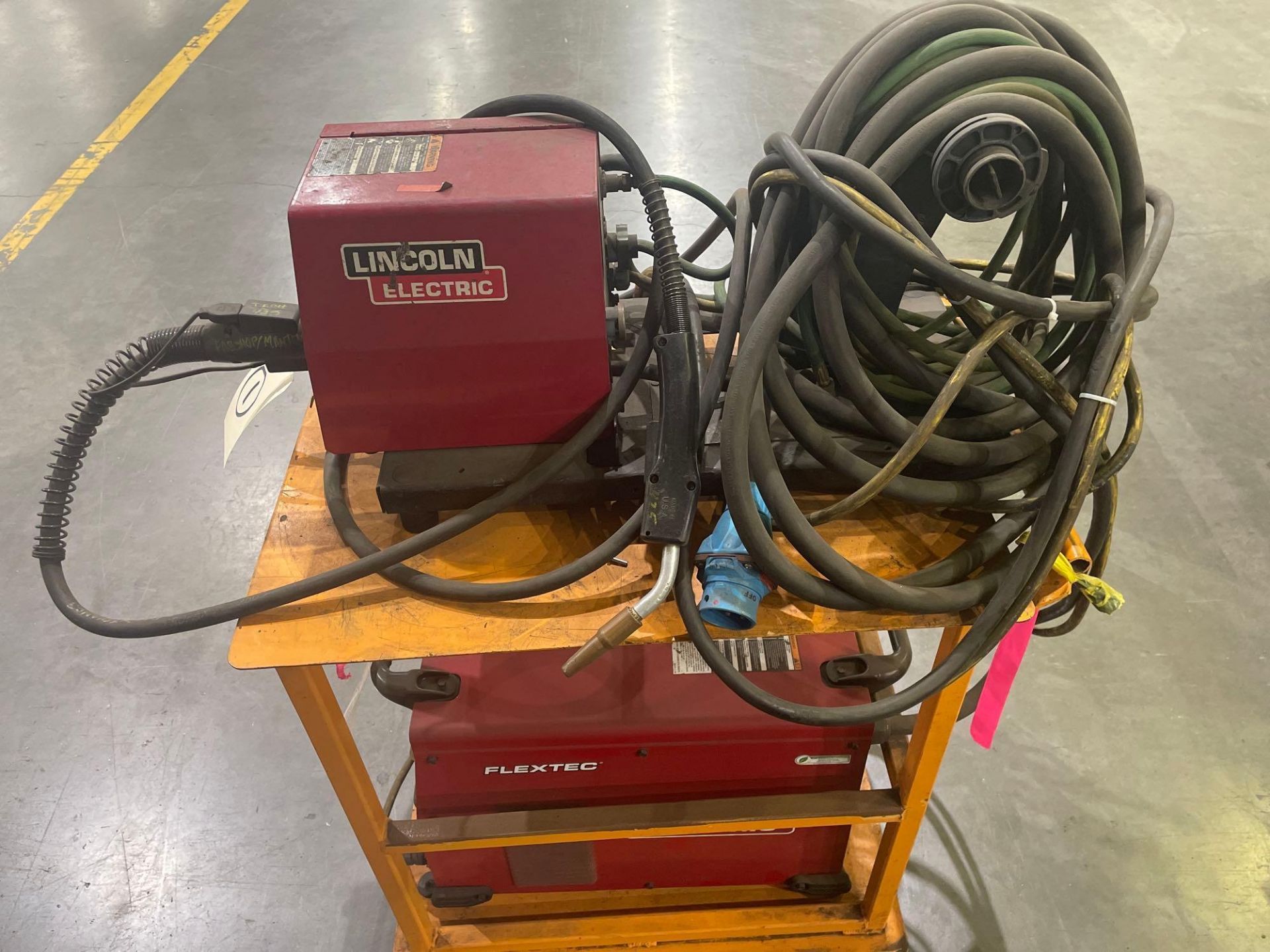 Lincoln Electric Flextec 500 Welding Power Source with LF-74 Wire Feeder - Image 7 of 8