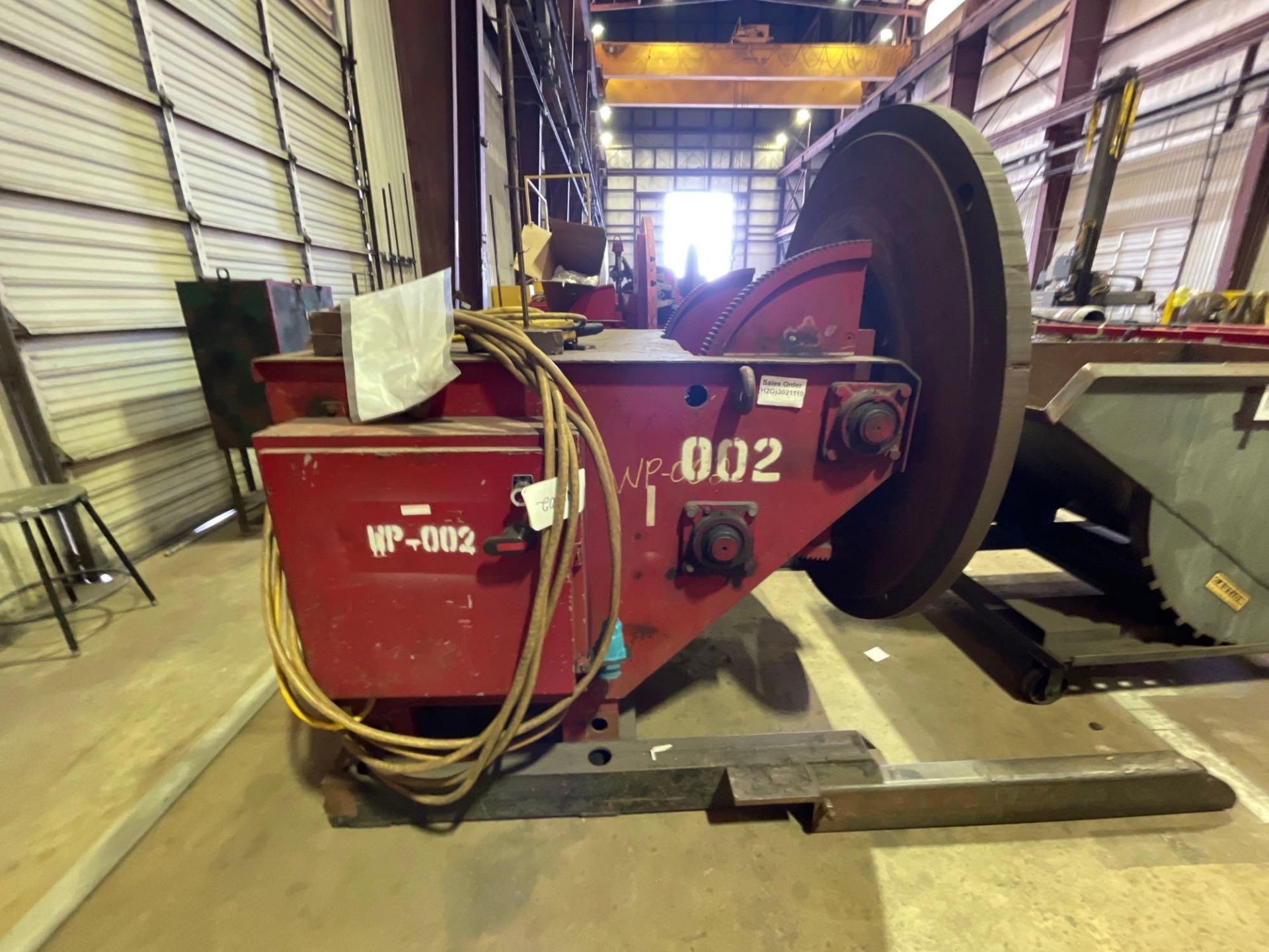 60” Aronson Tilting Welding Positioner, with (4) HD Jaws - Image 2 of 6