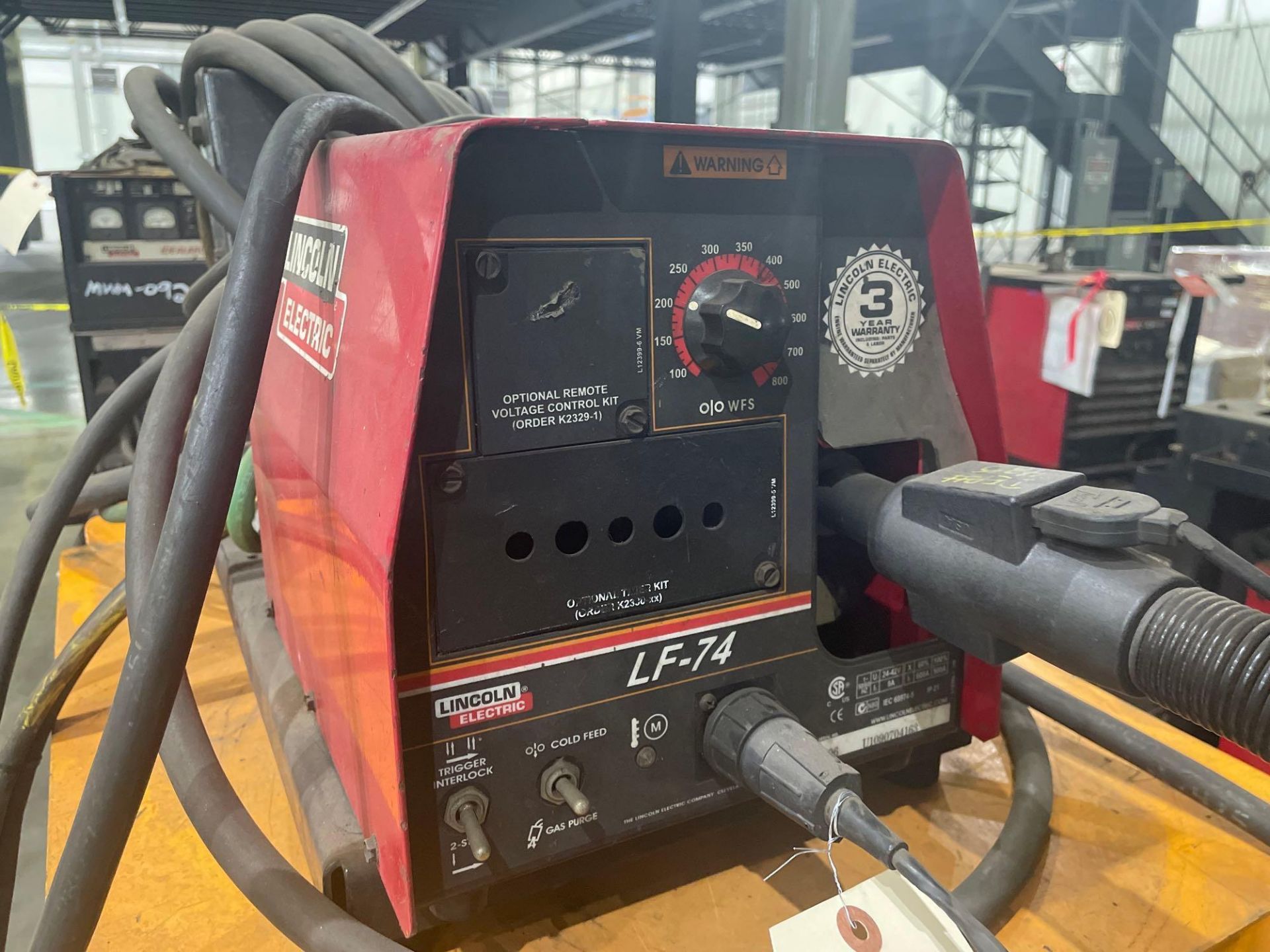 Lincoln Electric Flextec 500 Welding Power Source with LF-74 Wire Feeder - Image 5 of 8