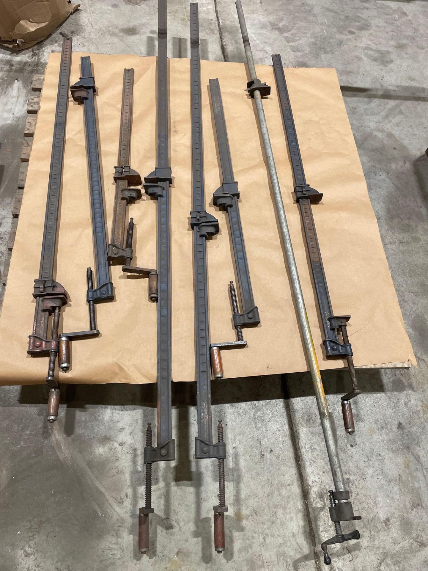 Lot of 8: Large Clamps