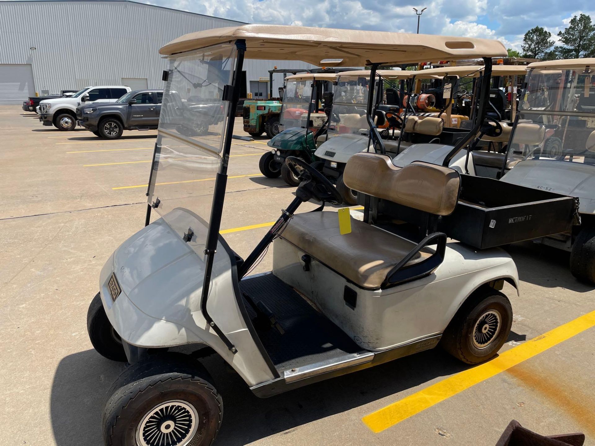 EZ-GO Cart with Rear Tool Box, Folding Front Windshield - Image 2 of 6