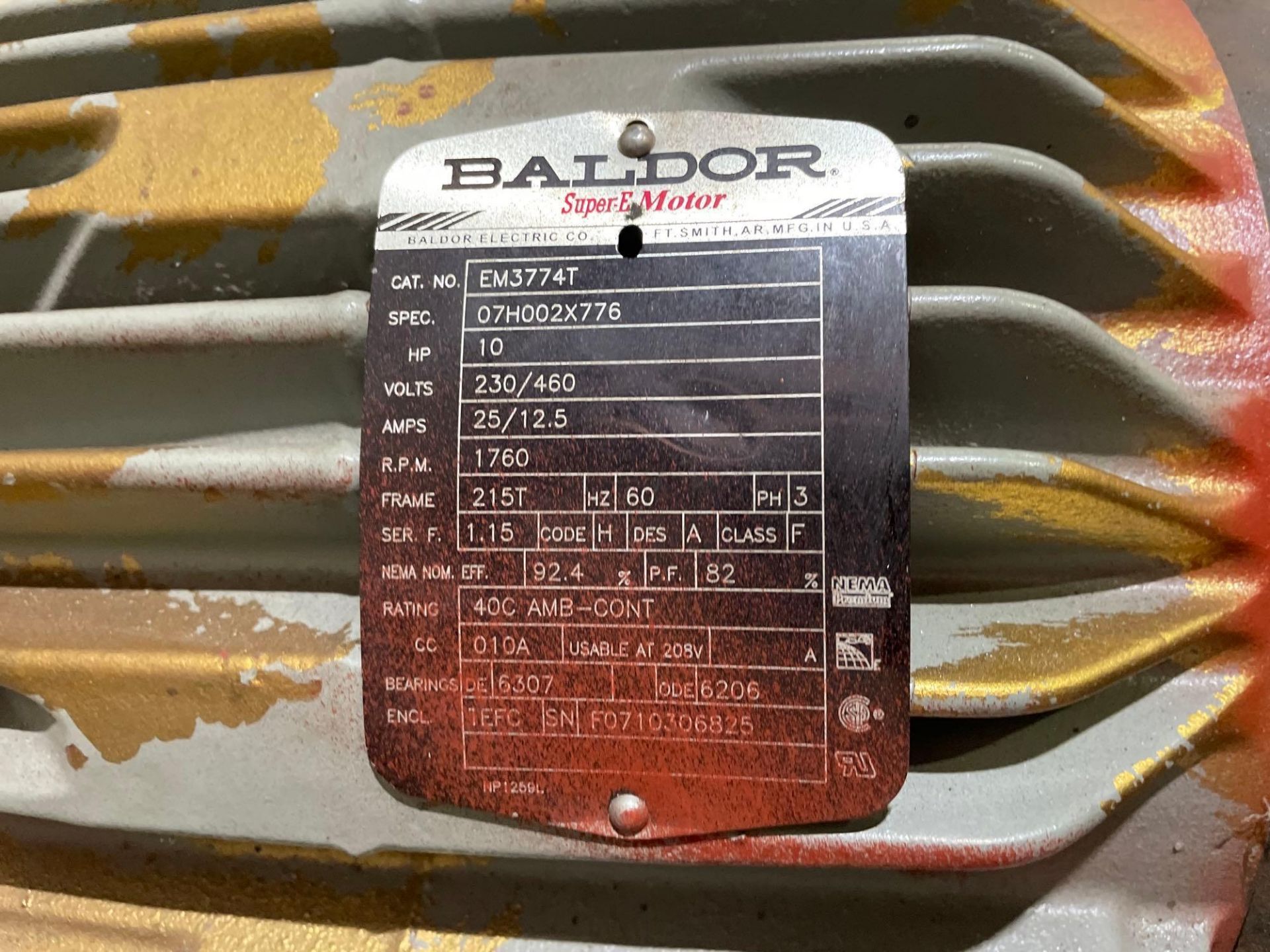 Baldor Super- E Motor - Image 3 of 4