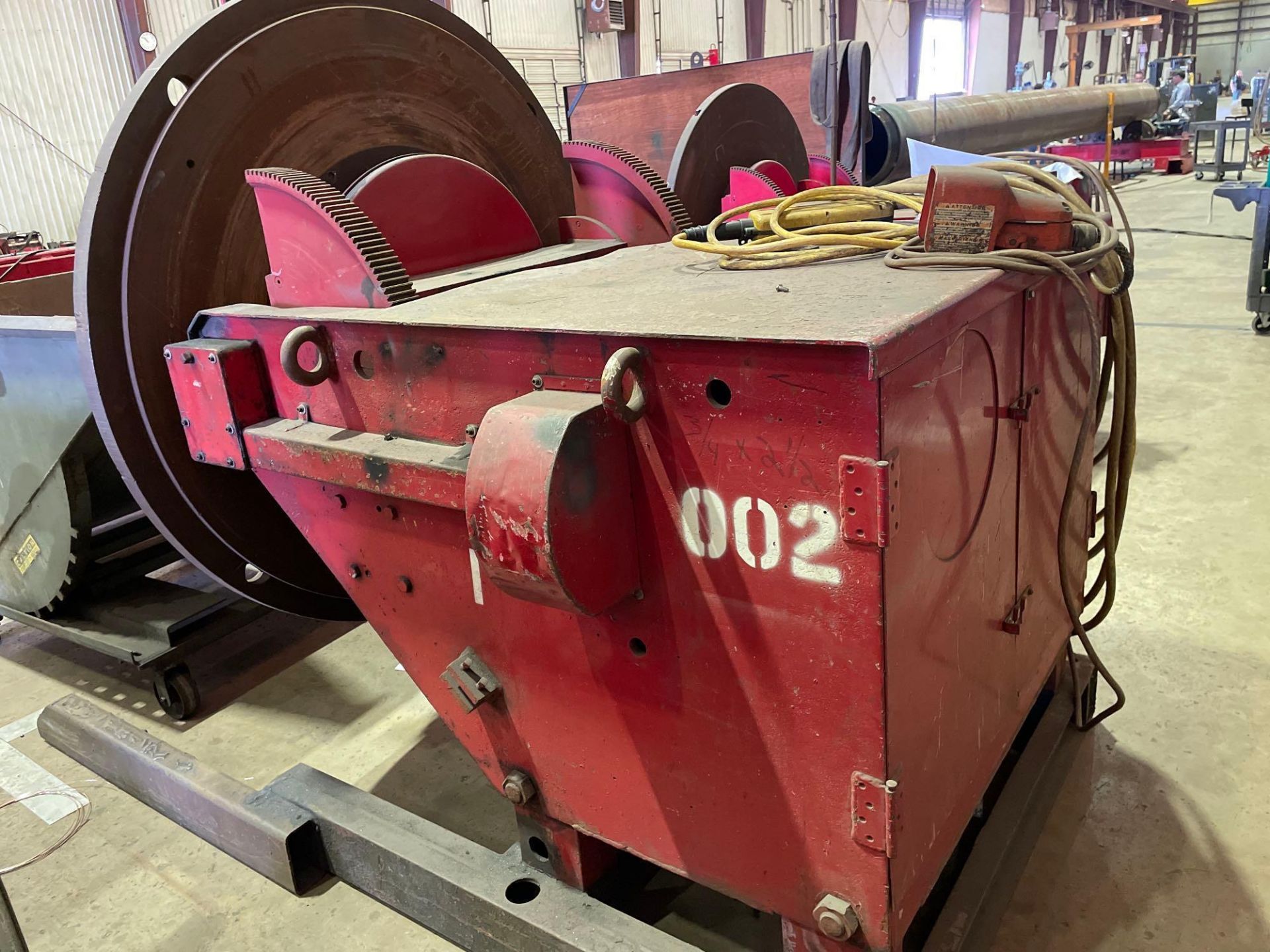 60” Aronson Tilting Welding Positioner, with (4) HD Jaws - Image 5 of 6