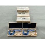 Lot of 12: Mitutoyo Mechanical OD Micrometer M110-1”, 0-1” Range, .001” Graduation, in plastic boxes