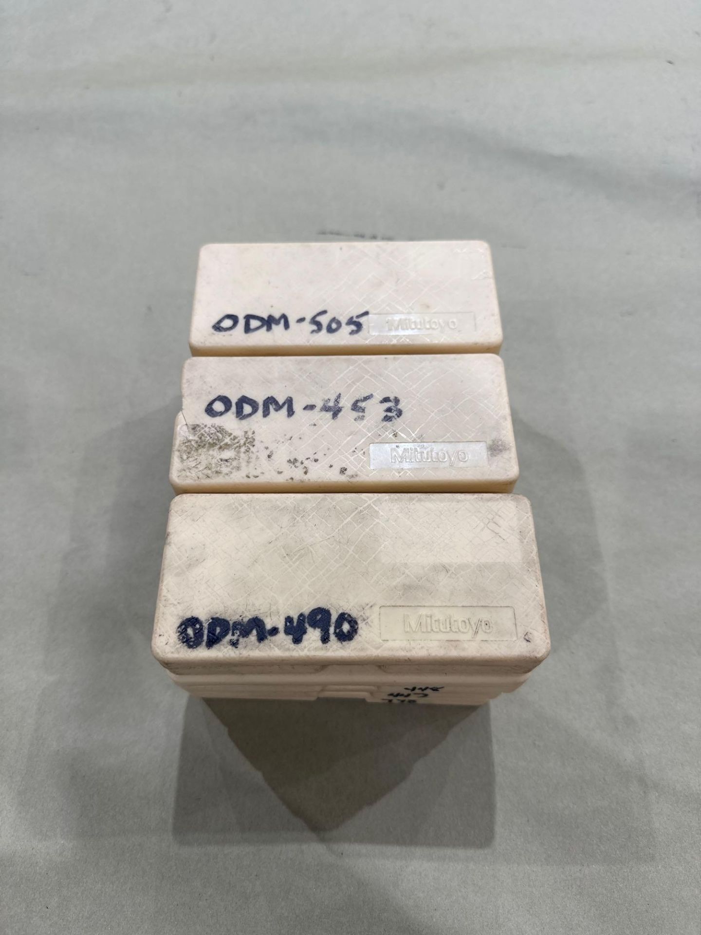 Lot of 12: Mitutoyo Mechanical OD Micrometer M225-1”, 0-1” Range, .0001” Graduation in plastic boxes - Image 2 of 7