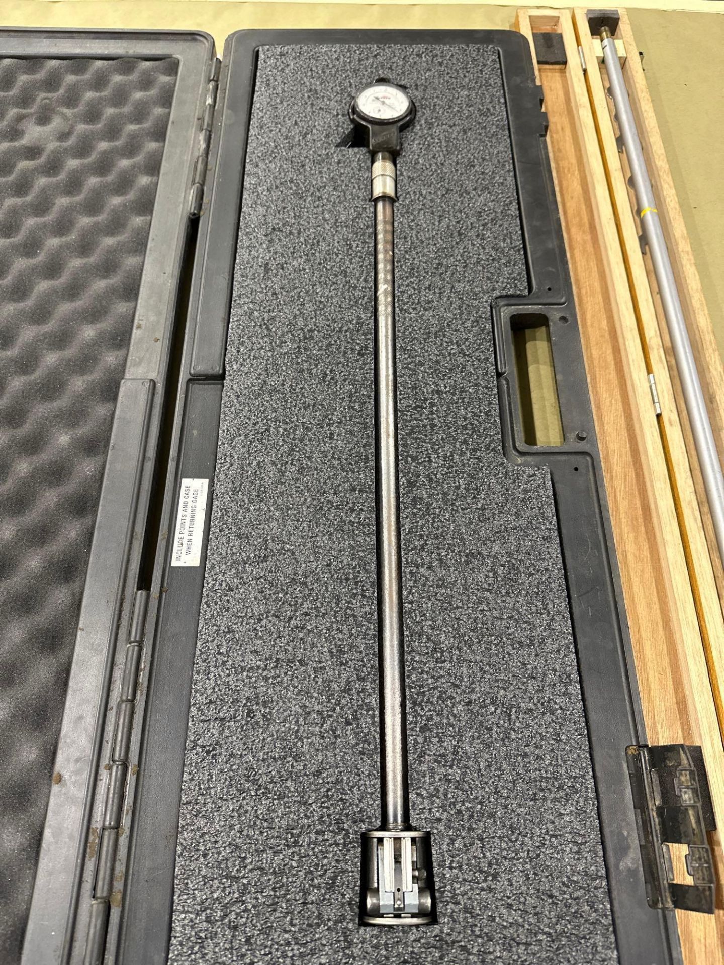 Lot of 2: (1) Mitutoyo Extension Rod 40” Length, (1) Sunnen Retractable Dial Bore Gage, 2”-6” Dia - Image 9 of 10