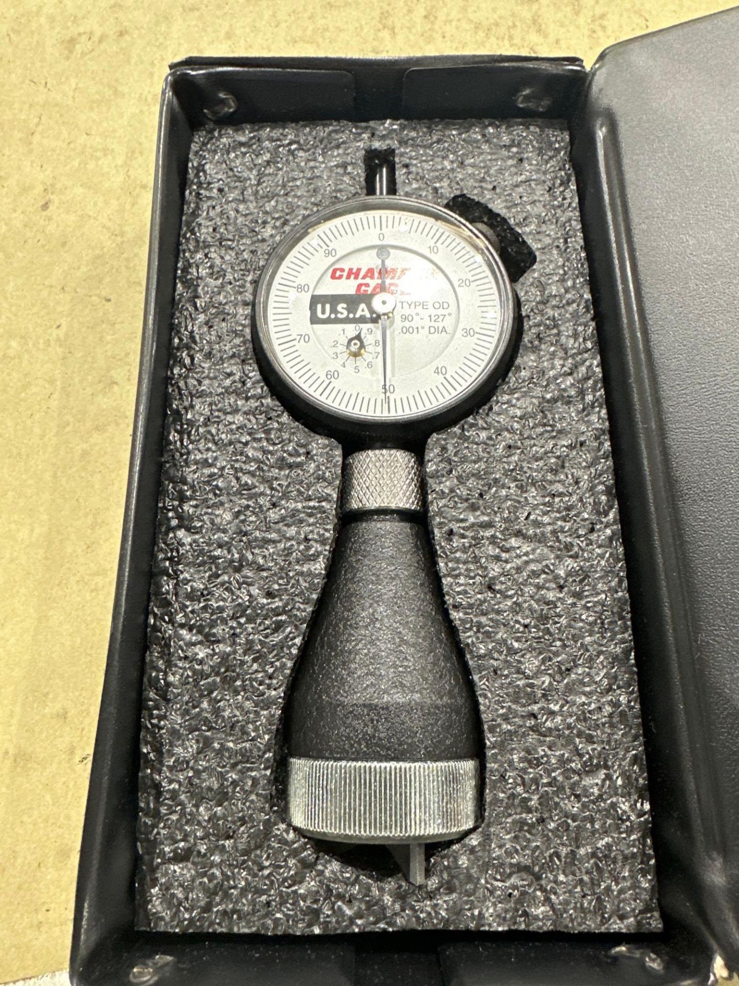 External Dial Chamfer Gage Type OD, 90-127 degrees, .001” dia.   See photo. - Image 2 of 3