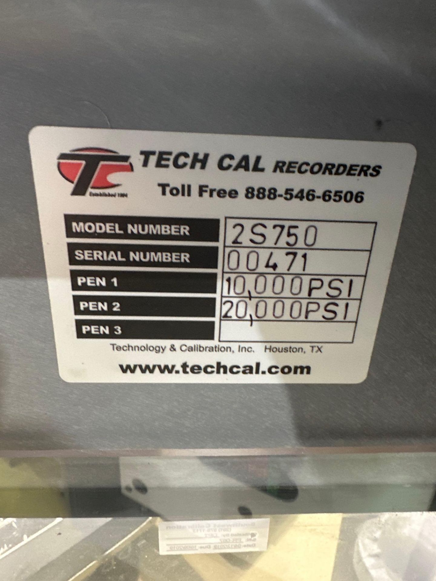 Lot of 6 Chart Recorders. Max PSI Range From: 10,000–30,000. See Photo. - Image 10 of 14