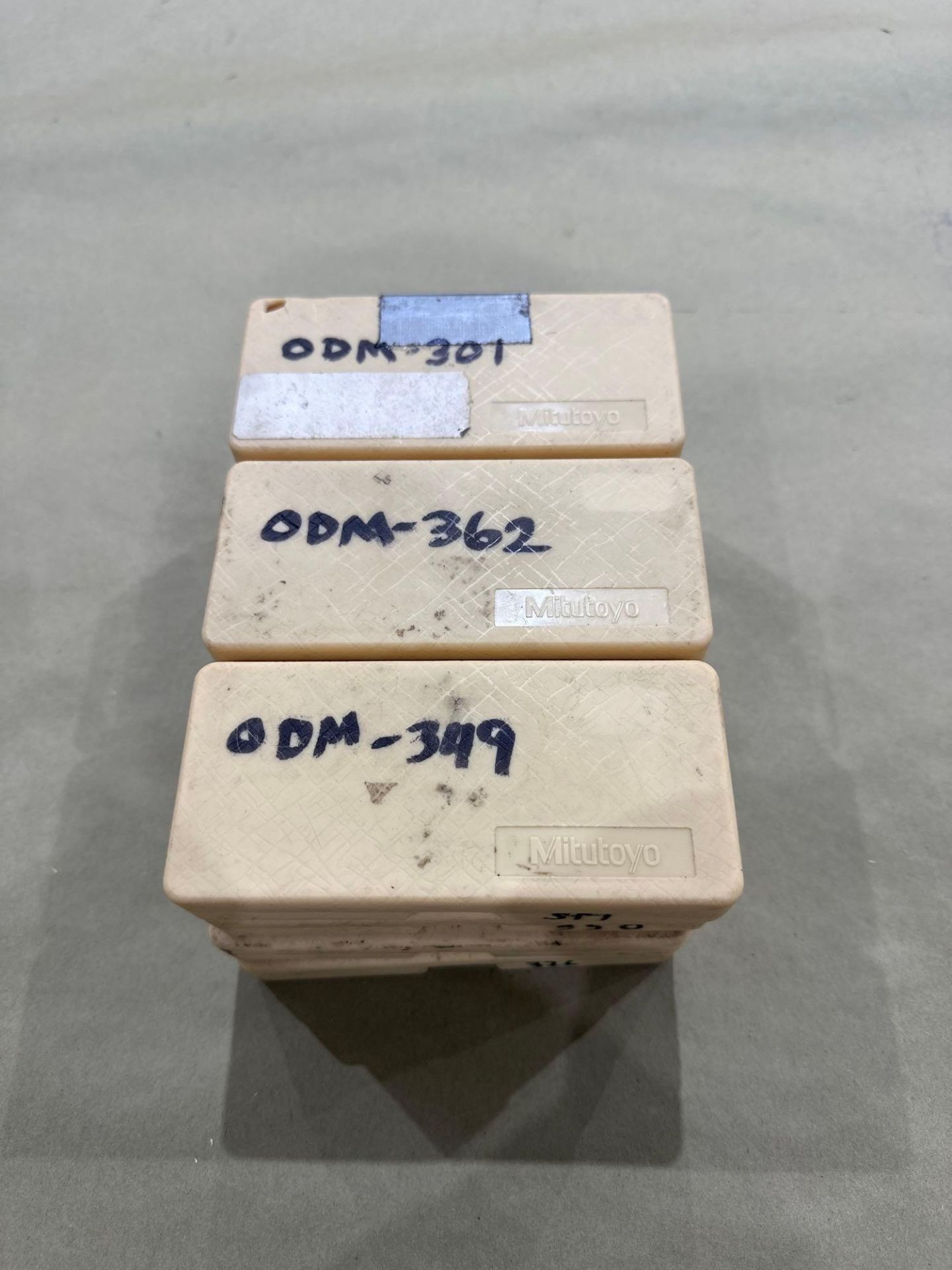 Lot of 12: Mitutoyo Mechanical OD Micrometer M110-1”, 0-1” Range, .001” Graduation, in plastic boxes - Image 2 of 7