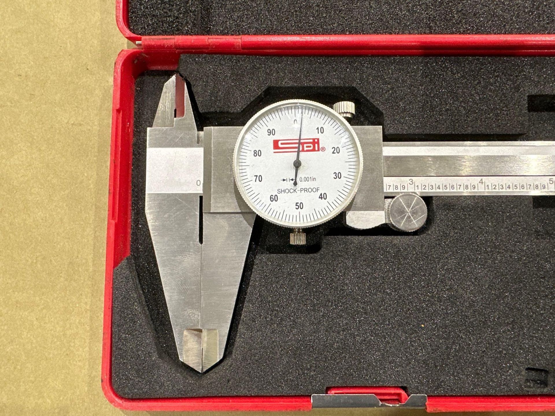 Lot of 2: (1) Allen External Lead Gauge No.5690-0, (1) SPI Dial Caliper#15-898-8, See Detail - Image 6 of 9