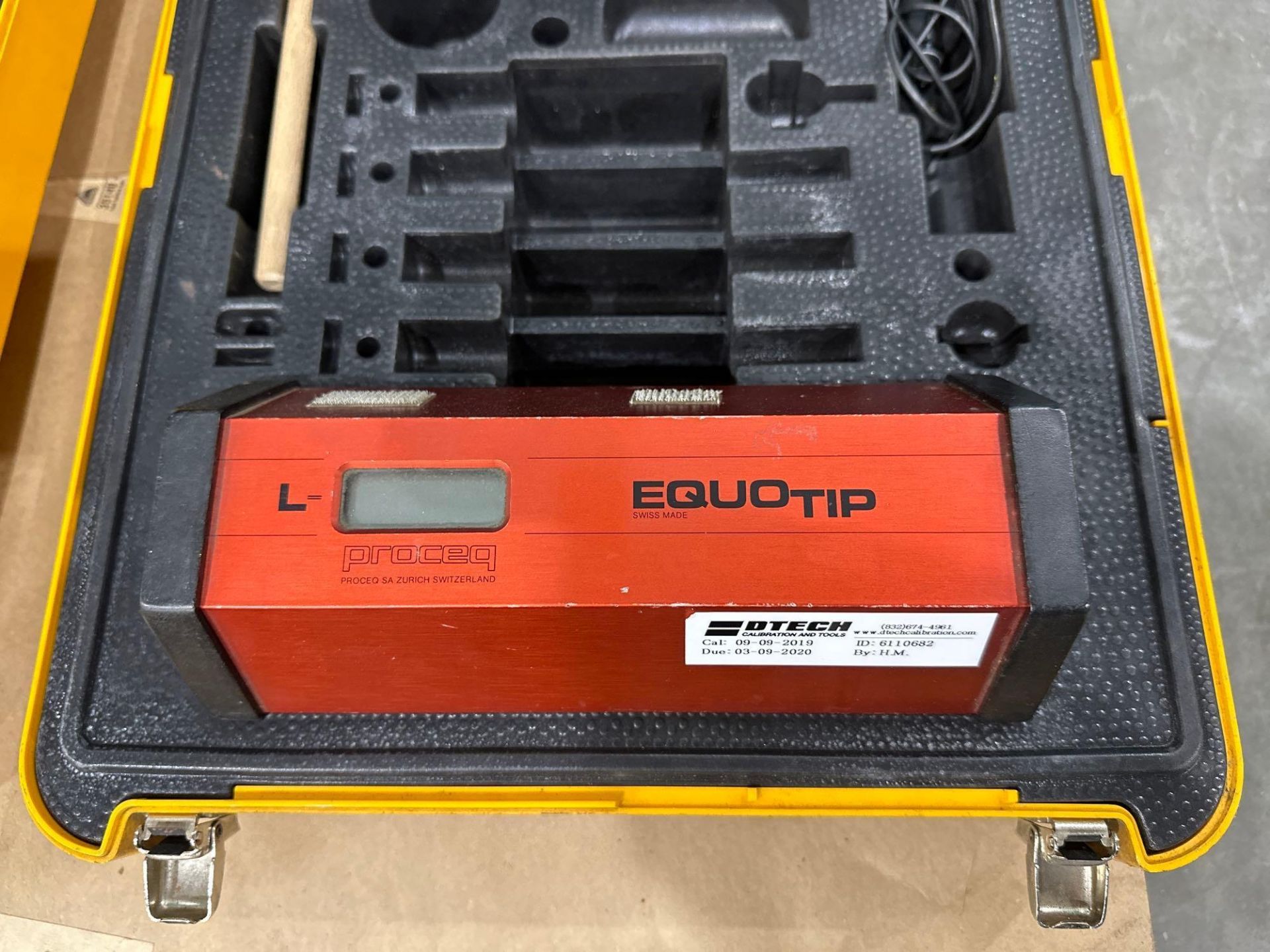 Lot of 2 Proceq Equotip Portable Hardness Tester Basic Unit D, in cases - Image 11 of 14