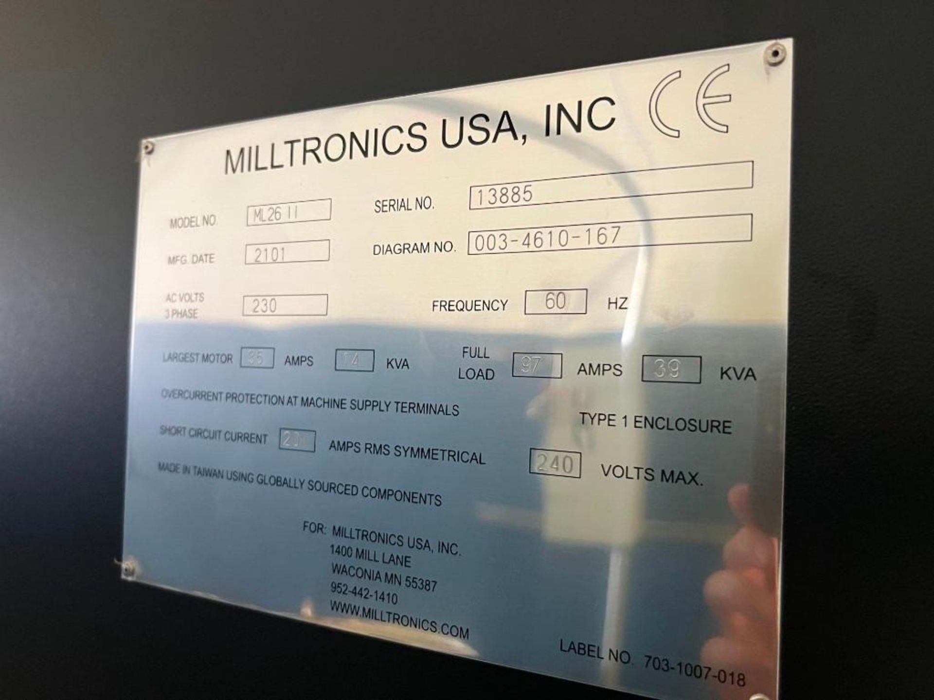 Milltronics ML26 II CNC Teaching Lathe - Image 25 of 57