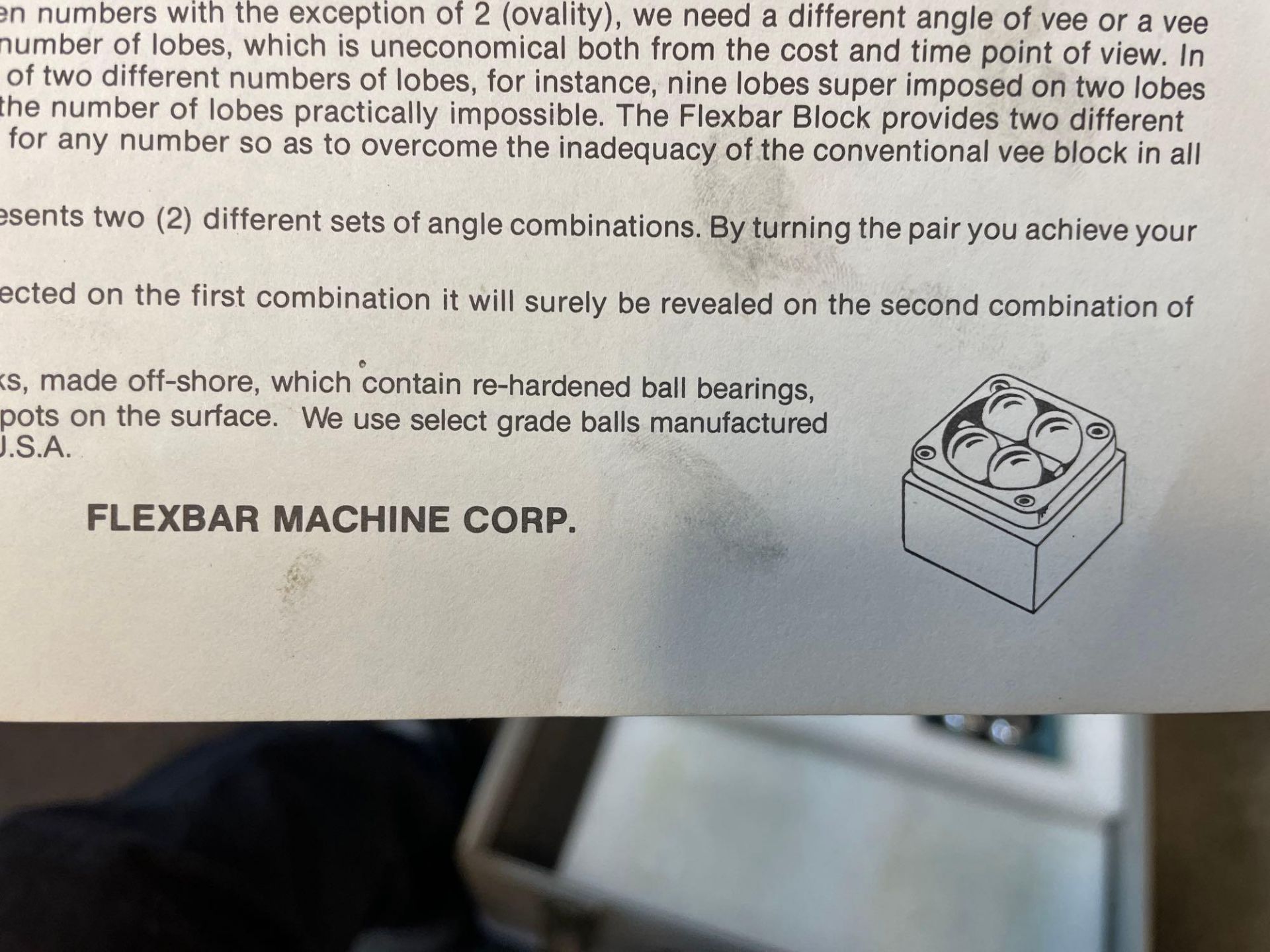 Lot of 2: Flexbar Ball-Bearing V-Blocks in Case - Image 3 of 3