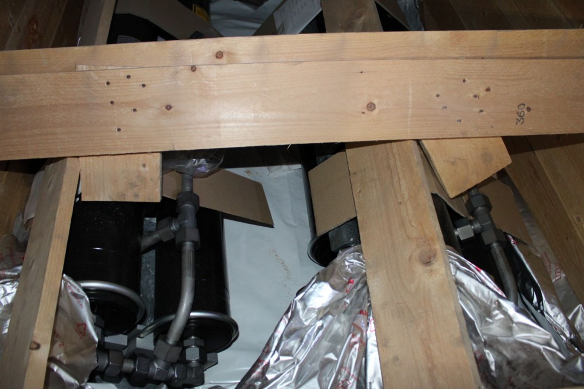 (2) HYDROLL / PMC SC 113738 0A PITCH AXIS CONTROLS / DEWIND D9.2 IN CRATE - Image 3 of 6
