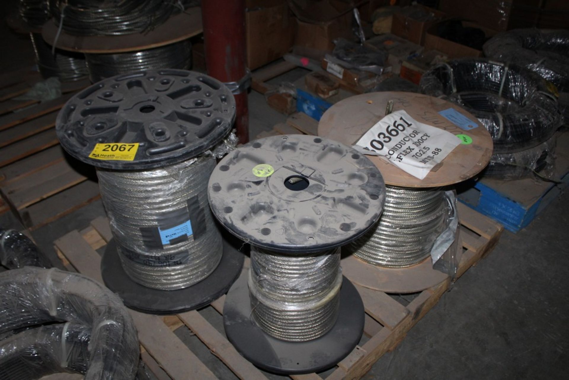 (3) SPOOLS OF WIRE