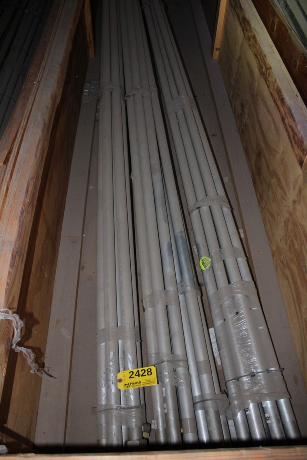 LARGE QUANTITY OF HYDRAULIC LINES IN CRATE