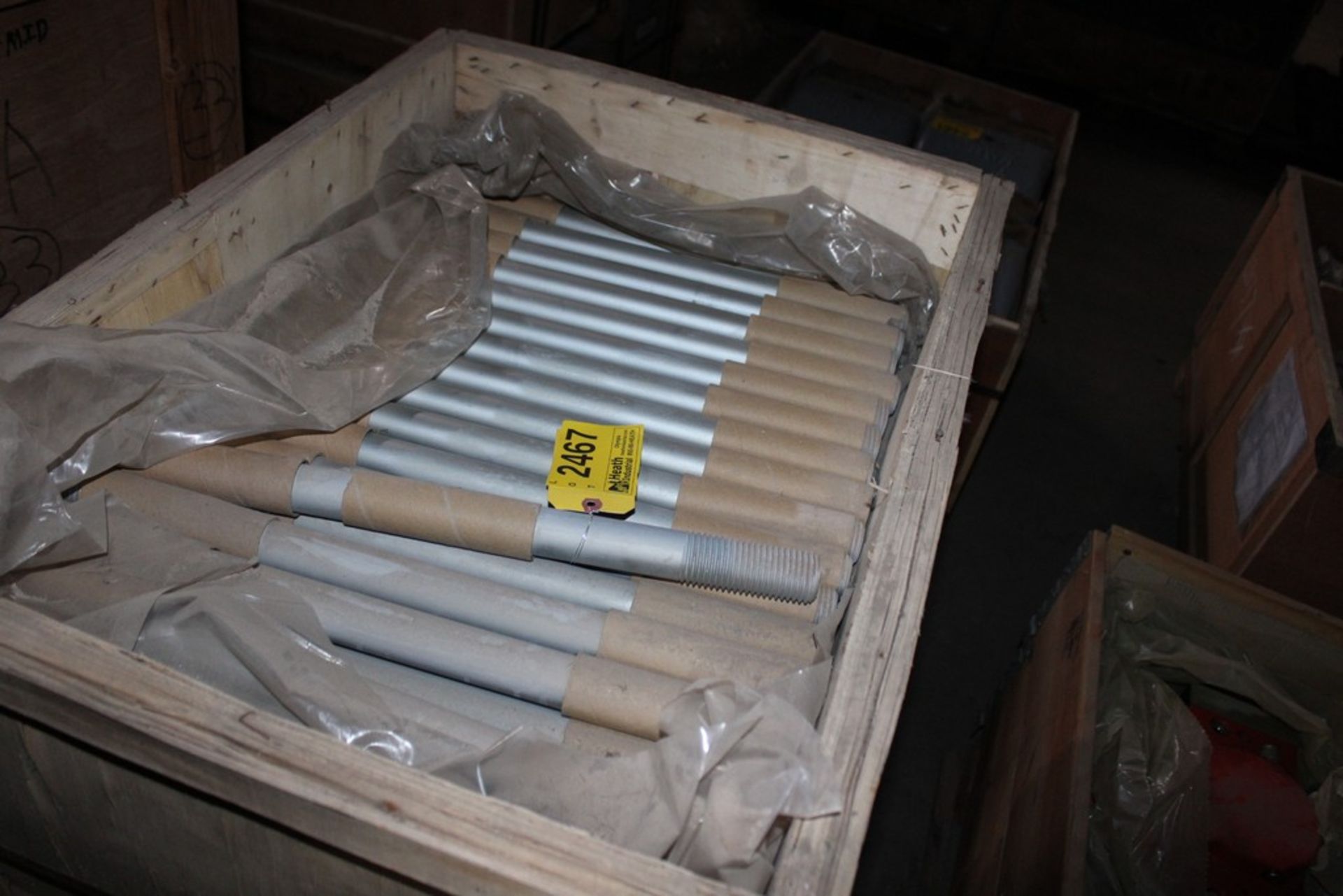CRATE OF TOWER BOLTS