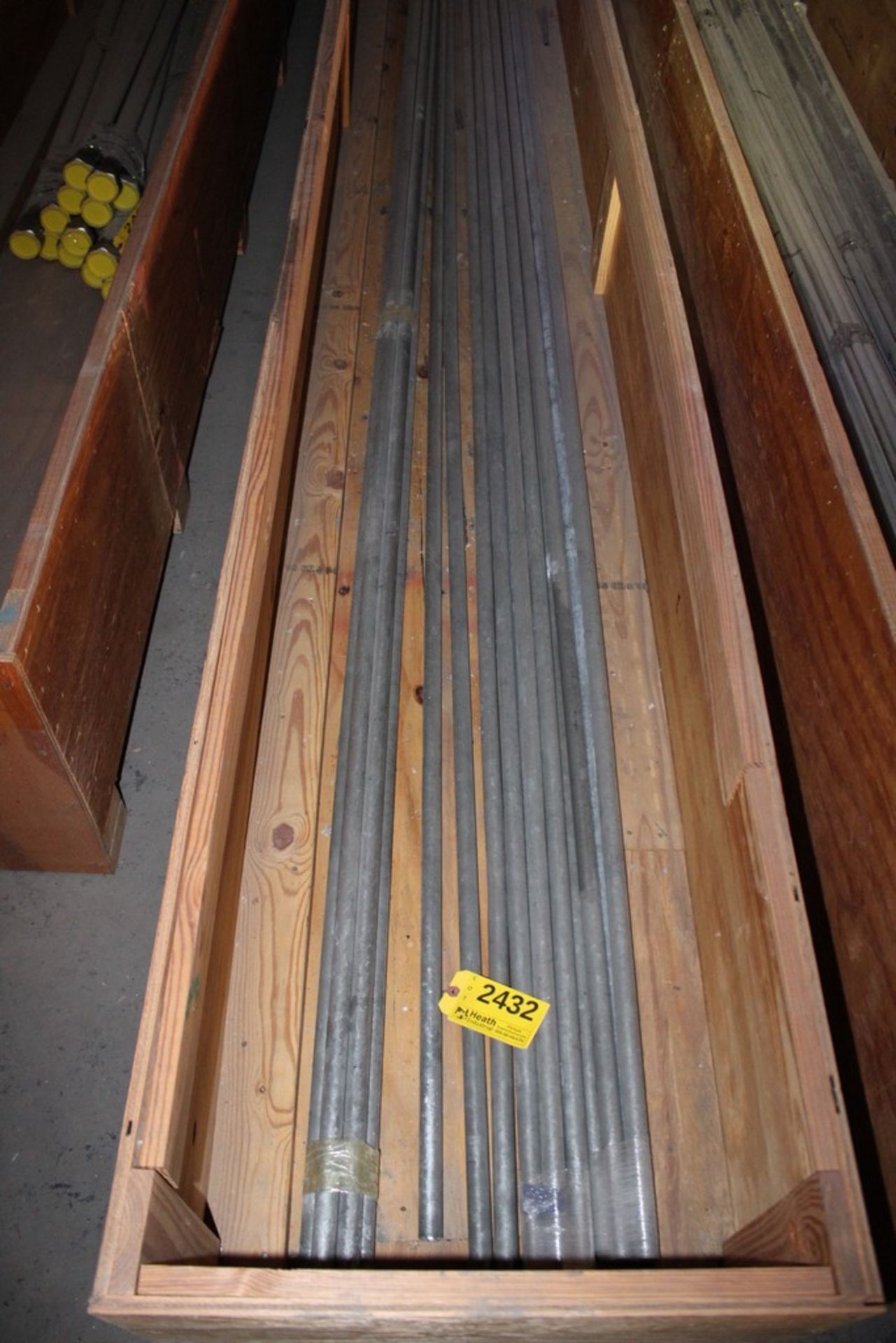 STEEL TUBING IN CRATE