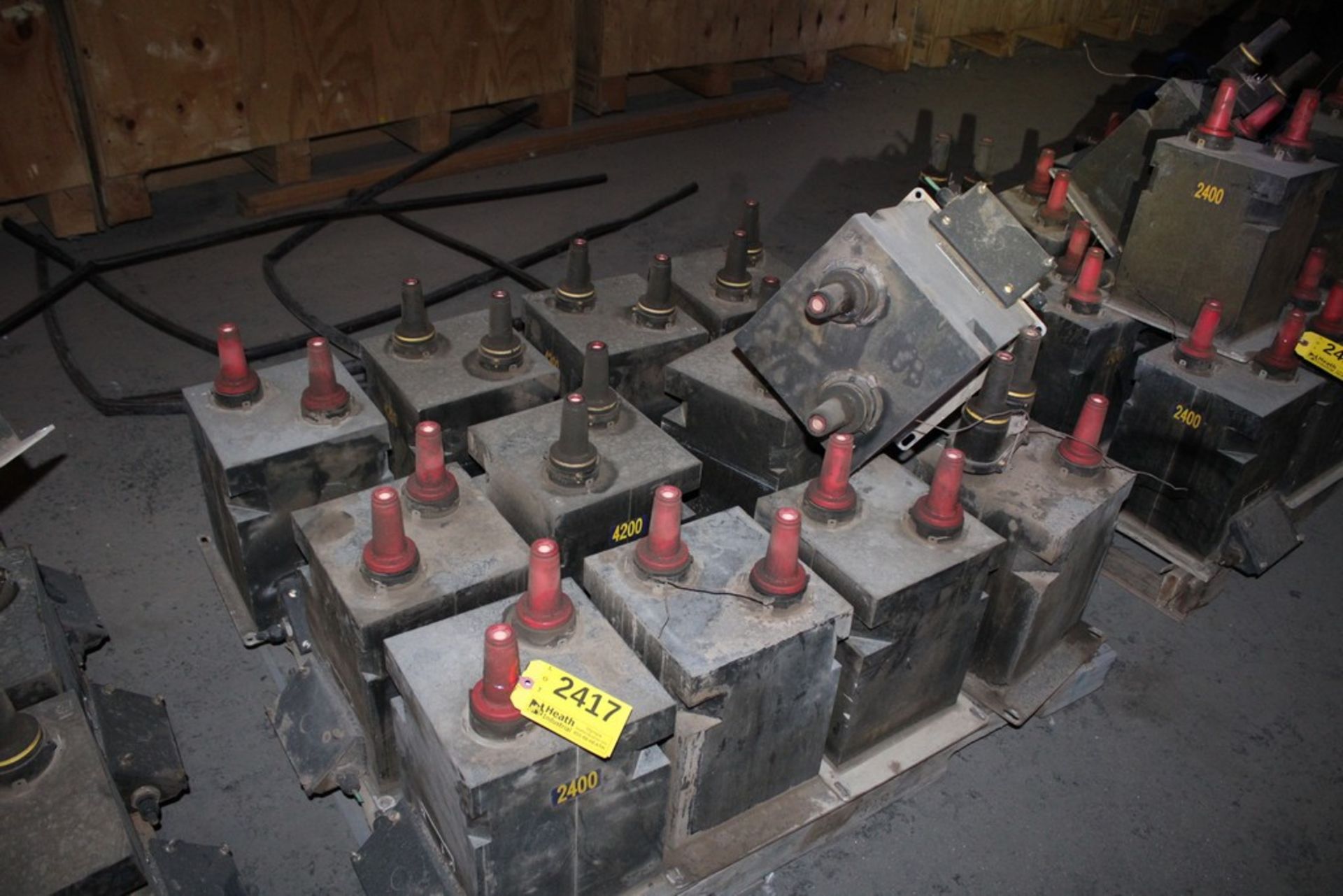 (12) BATTERIES ON SKID