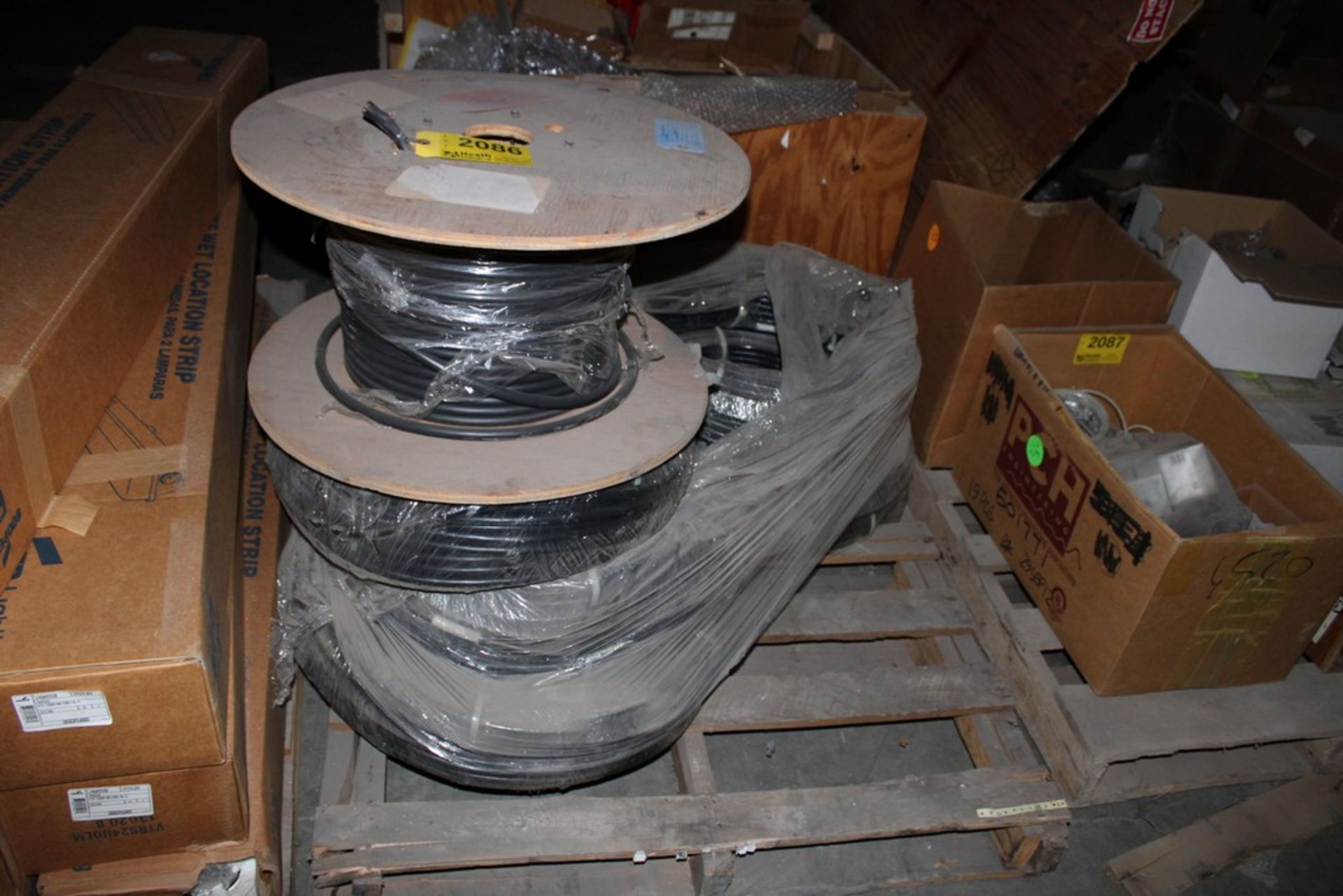 (5) ROLLS AND (1) SPOOL OF WIRE