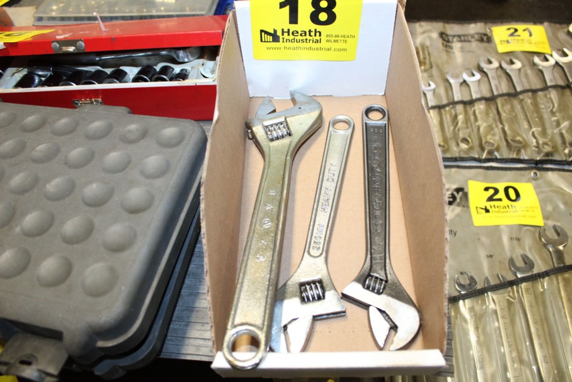 (3) CRESCENT WRENCHES, 12" & 10"