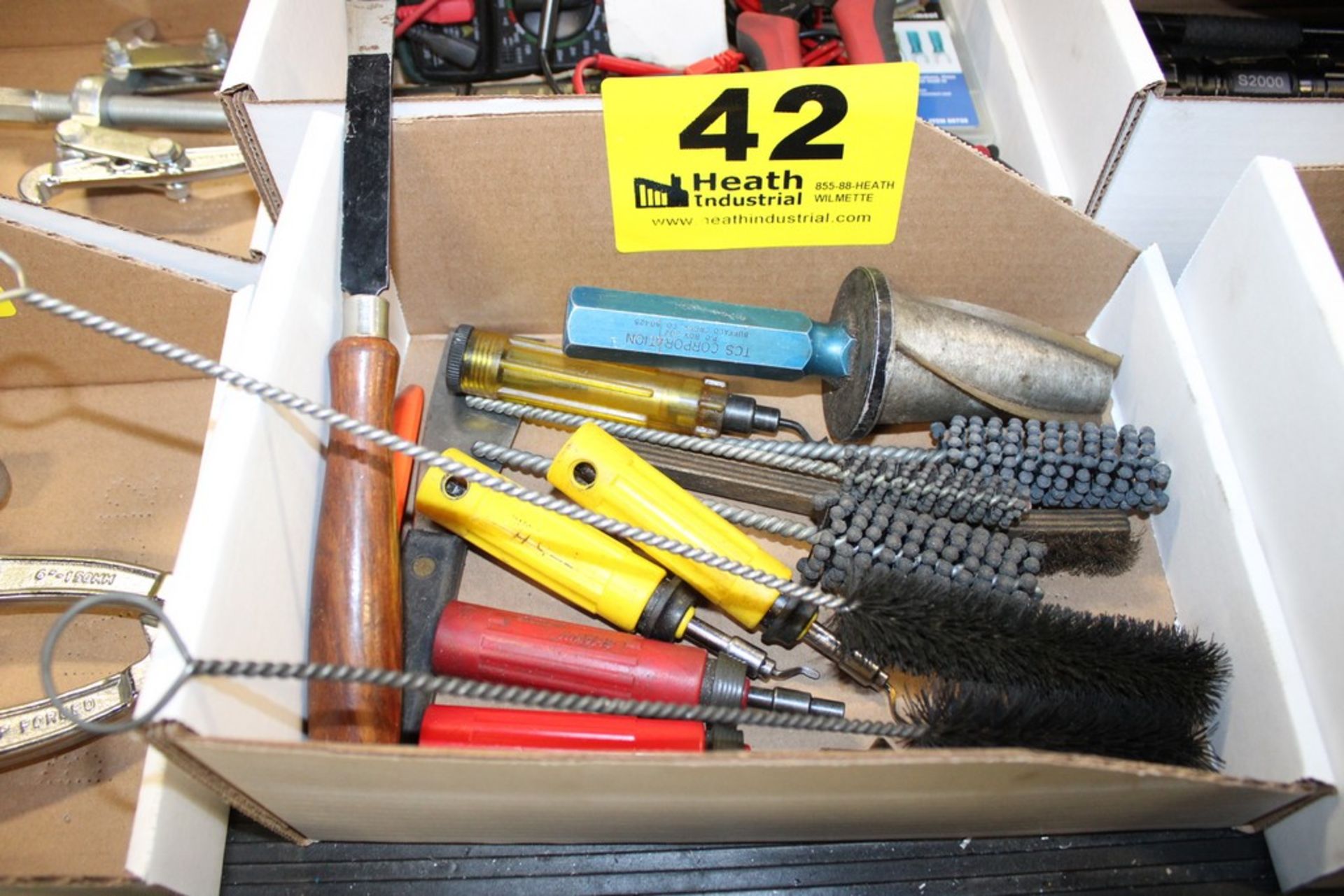 HONES, BRUSHES & DEBURRERS IN BOX